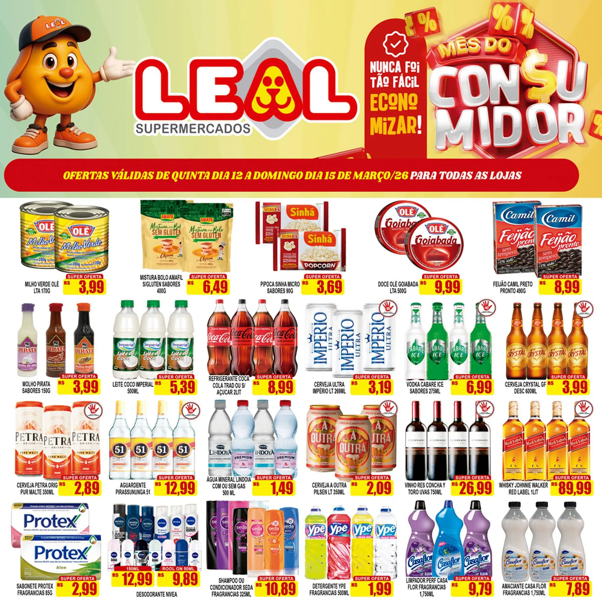 Encarte de Folheto Supermercado leal 12 de março até 15 de março 2026 - Pagina 5