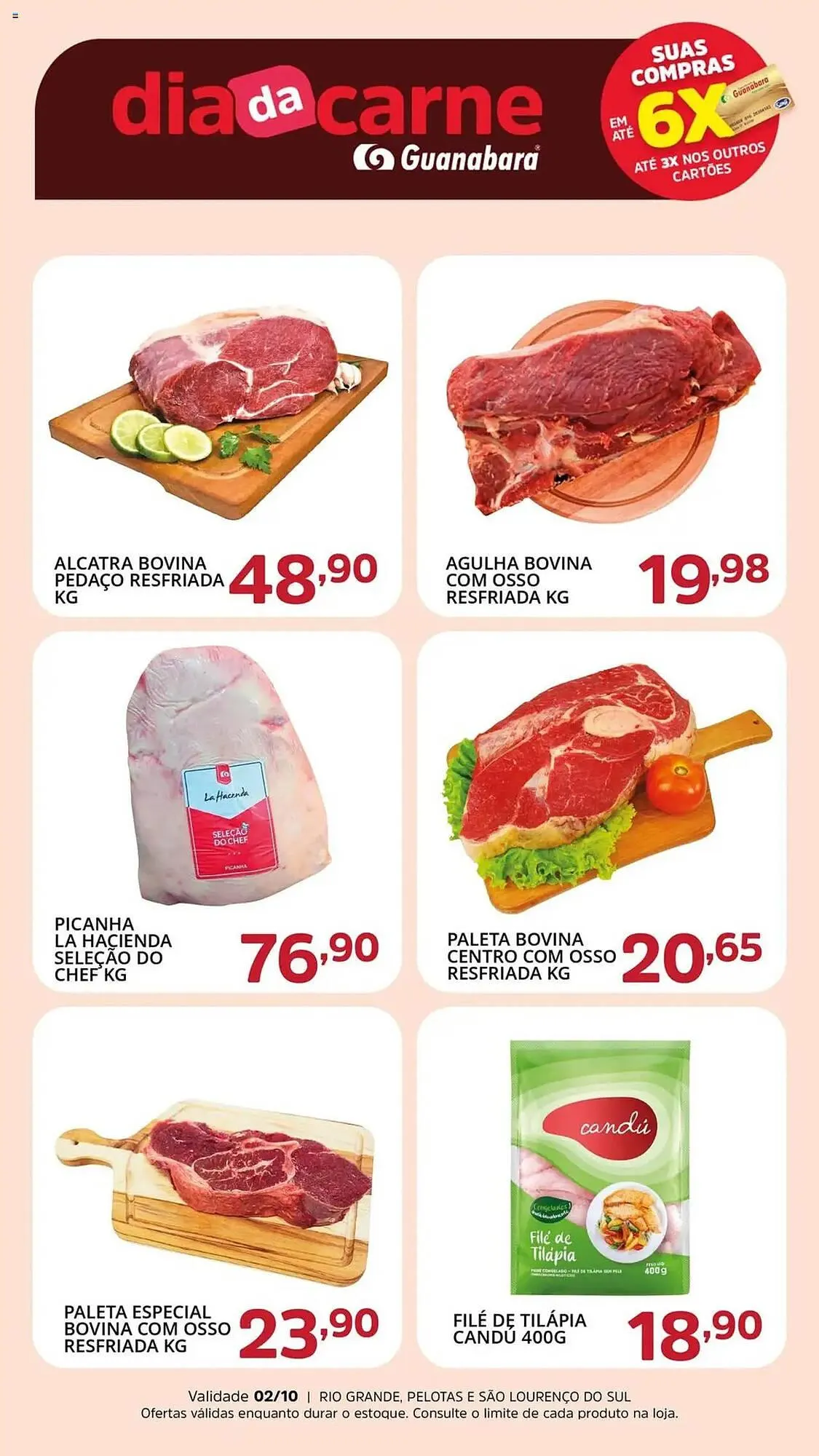 Encarte de Encarte Supermercados Guanabara 2 de outubro até 2 de outubro 2025 - Pagina 1