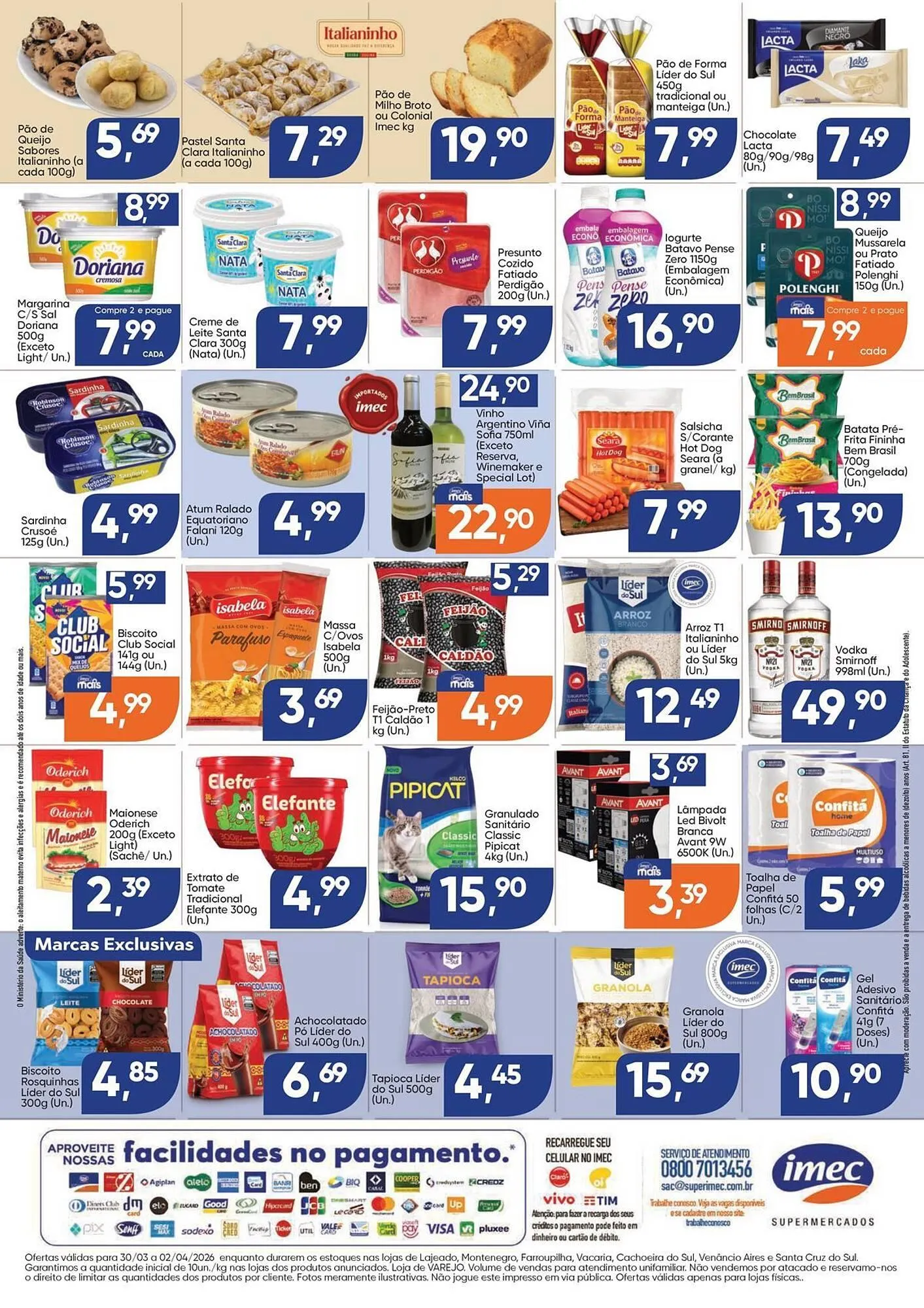 Encarte de Catálogo Imec Supermercados 30 de março até 2 de abril 2026 - Pagina 2