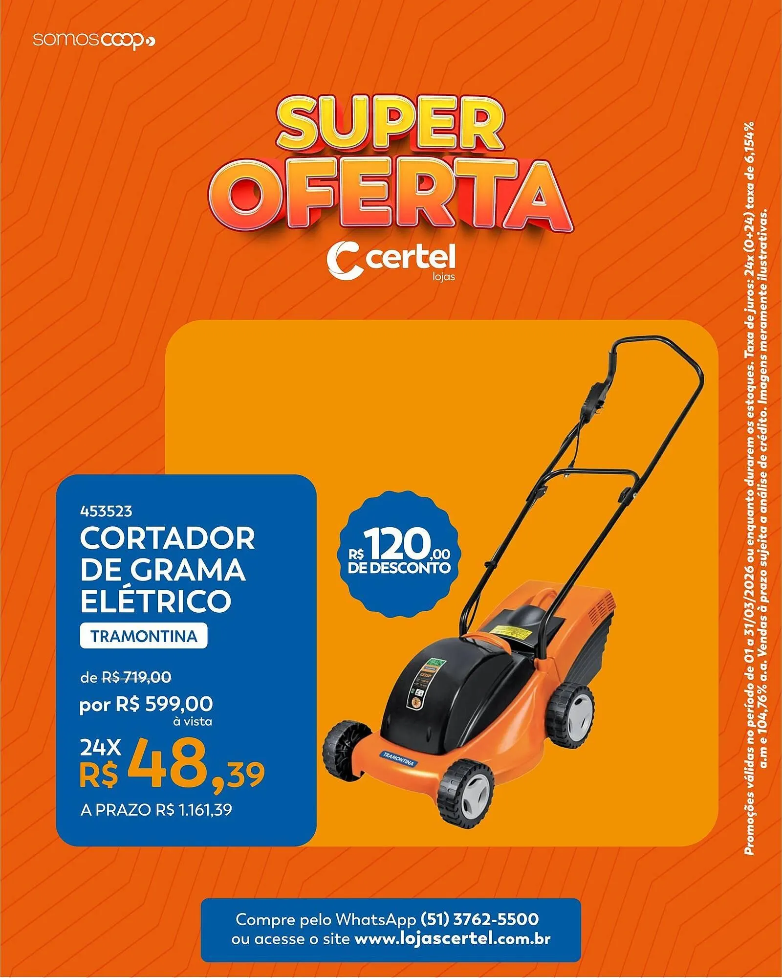 Encarte de Folheto Lojas Certel 14 de março até 31 de março 2026 - Pagina 5