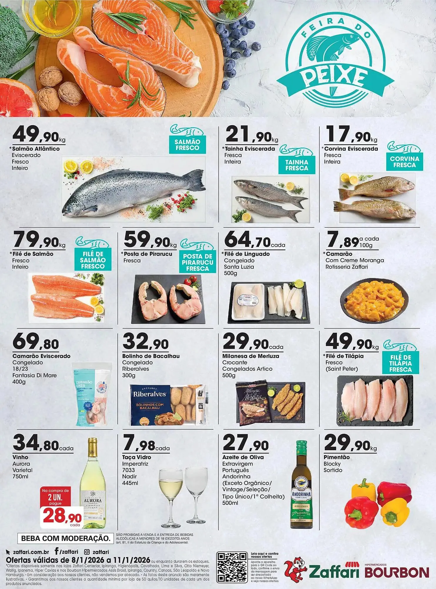 Encarte de Encarte Zaffari 8 de janeiro até 11 de janeiro 2026 - Pagina 1