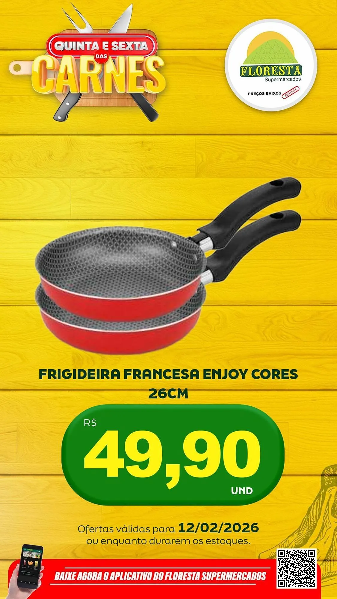 Encarte de Catálogo Floresta Supermercados 12 de fevereiro até 13 de fevereiro 2026 - Pagina 56