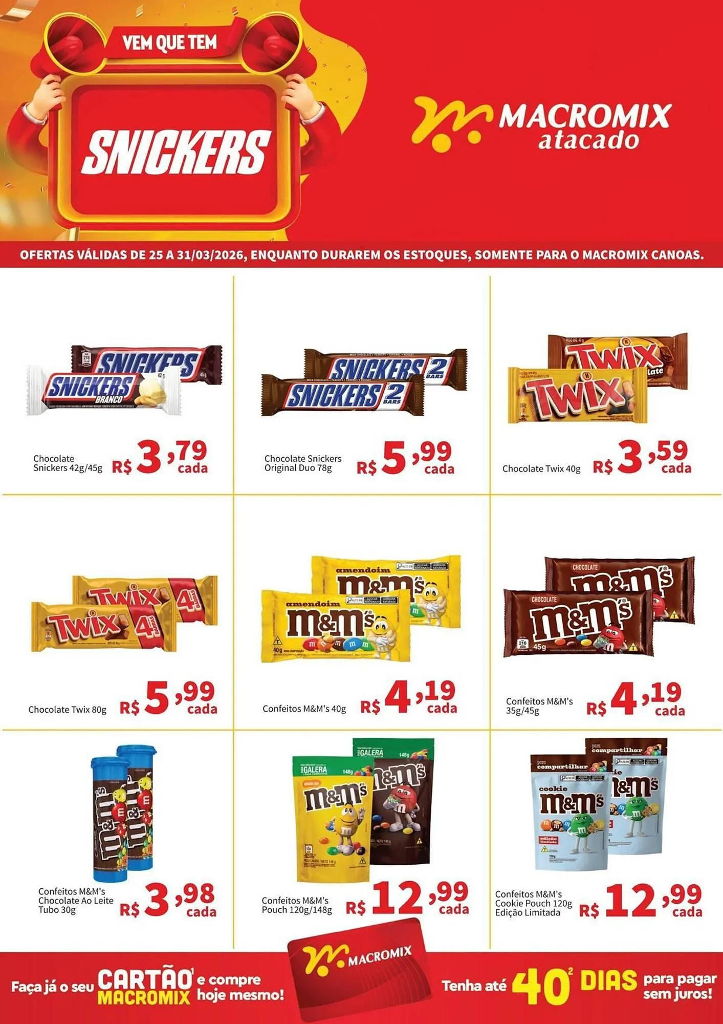 Encarte de Catálogo Macromix Atacado 25 de março até 31 de março 2026 - Pagina 1