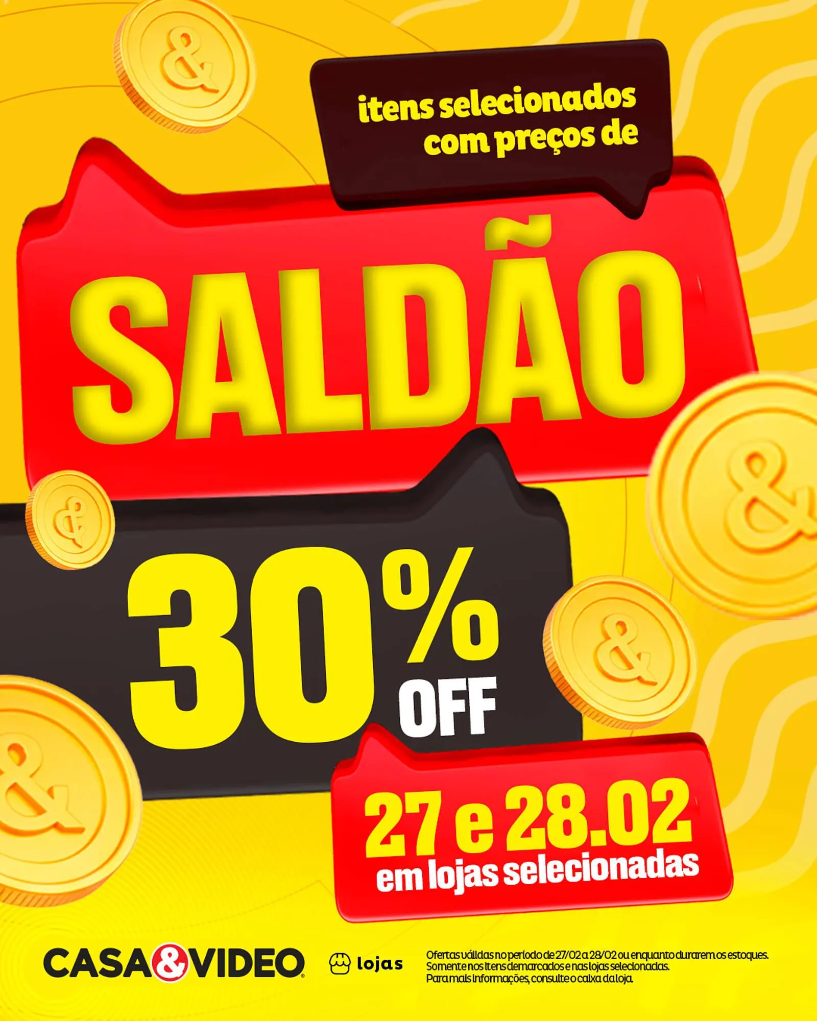 Encarte de Encarte Casa e Vídeo 25 de fevereiro até 28 de fevereiro 2026 - Pagina 1