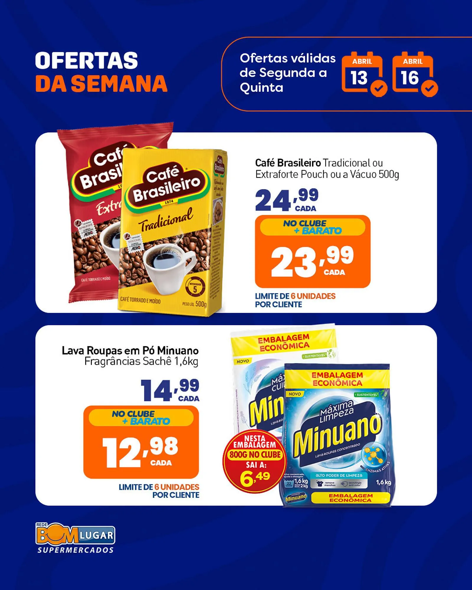 Encarte de Folheto Rede Bom Lugar 14 de abril até 16 de abril 2026 - Pagina 2