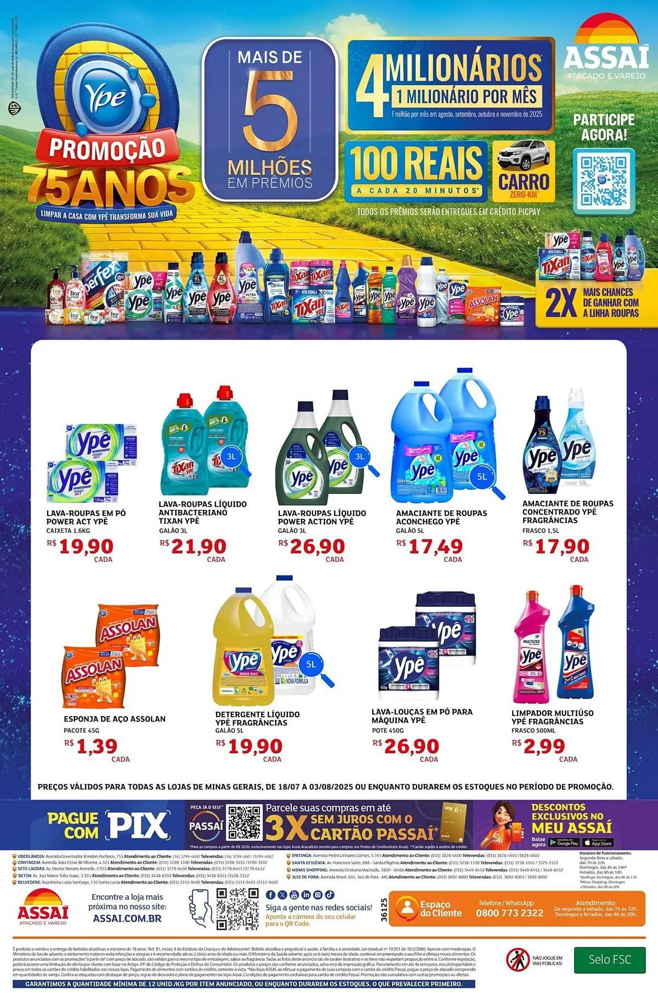 Encarte de Catálogo Assaí Atacadista 18 de julho até 3 de agosto 2025 - Pagina 2