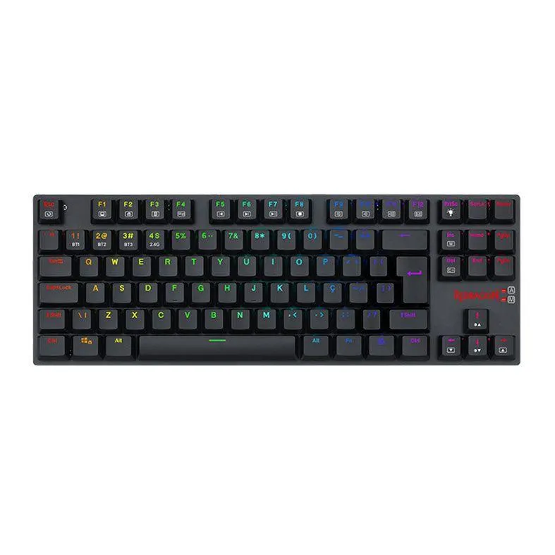 Teclado Mecanico Redragon APS Pro, RGB, Switch Marrom, Preto, K607P-KBS-PT-BROWN