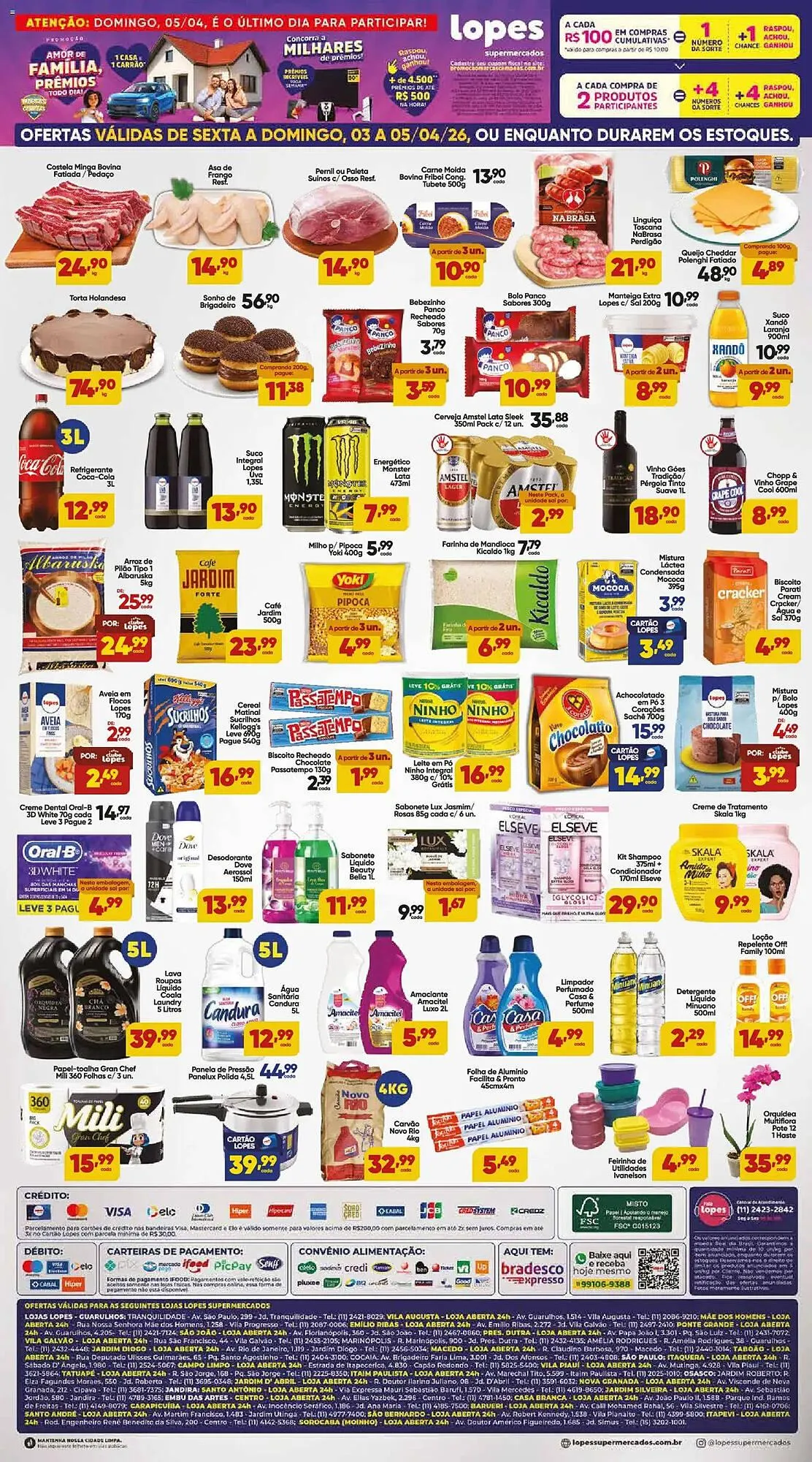 Encarte de Folheto Lopes Supermercados 3 de abril até 5 de abril 2026 - Pagina 4