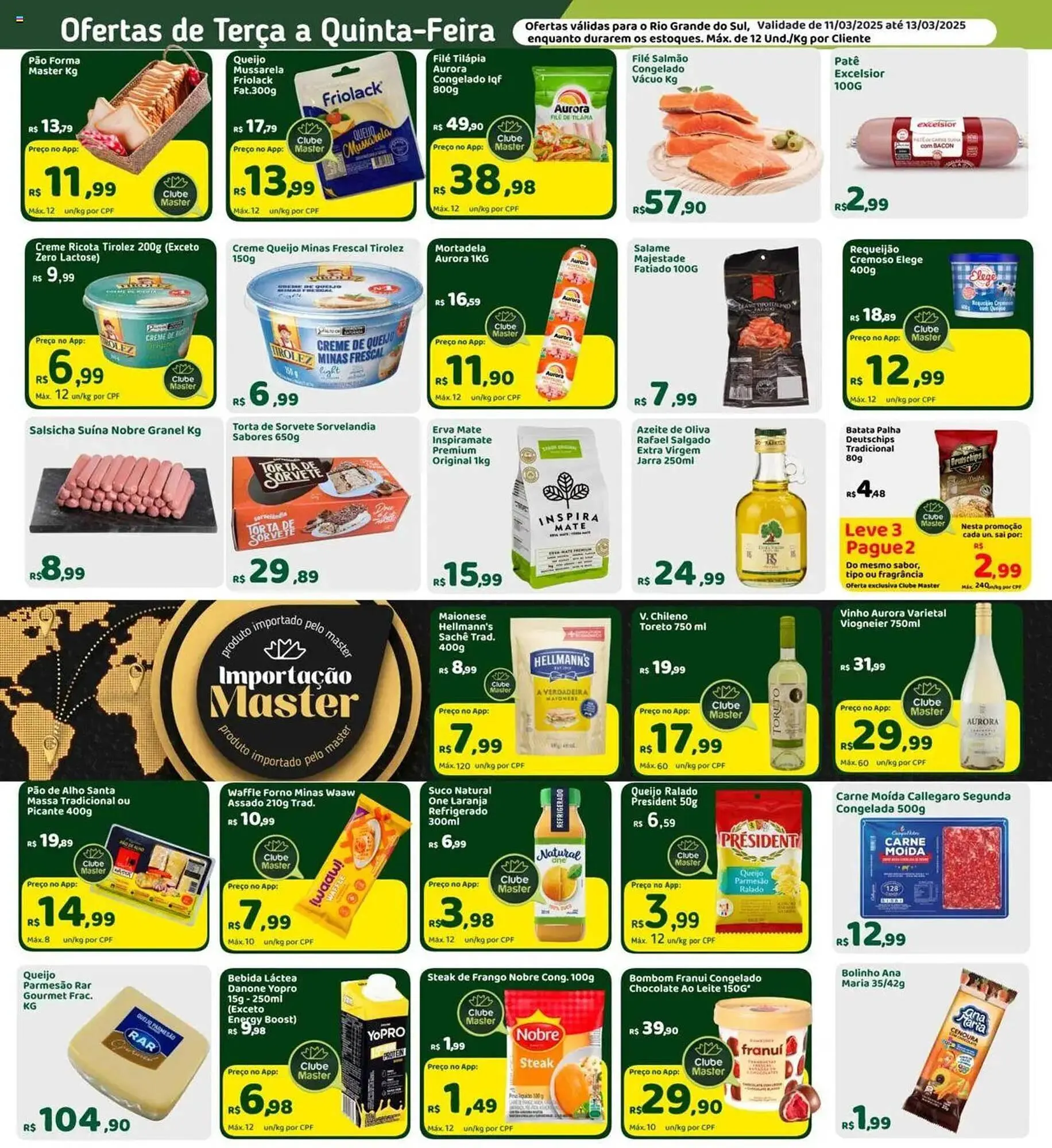 Encarte de Catálogo Master Supermercados 11 de março até 13 de março 2025 - Pagina 2