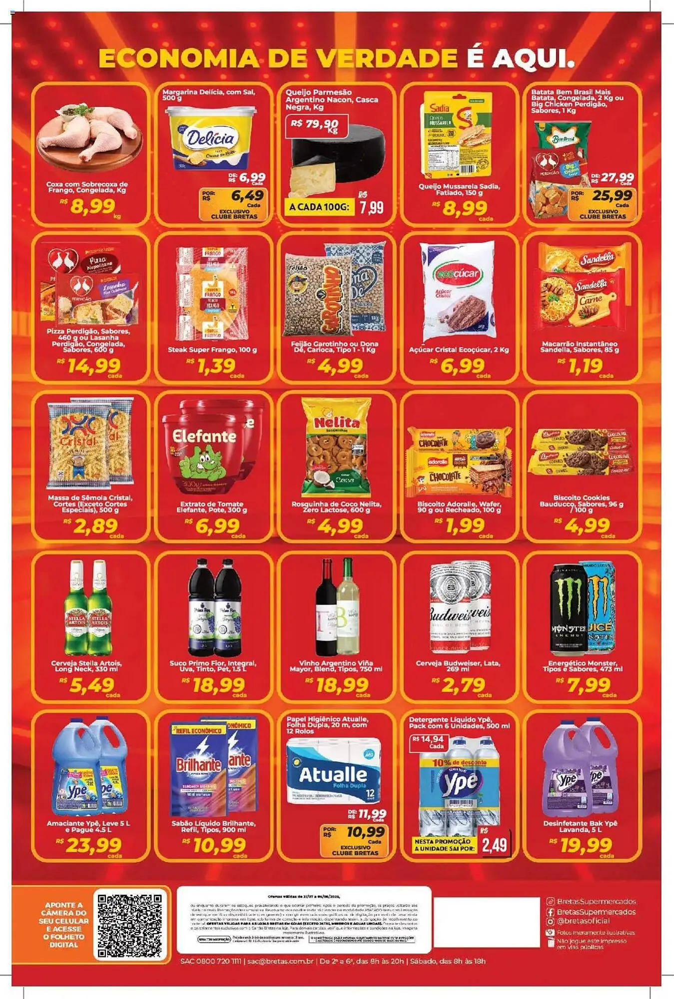 Encarte de Catálogo Supermercados Bretas 31 de julho até 7 de agosto 2025 - Pagina 2