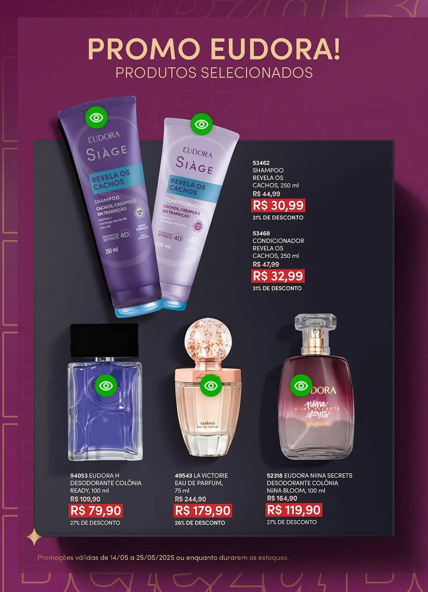 Encarte de Catálogo Eudora 15 de maio até 15 de junho 2025 - Pagina 118