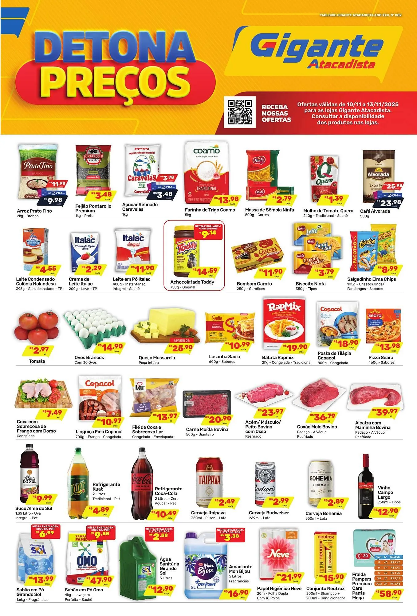 Encarte de Encarte Gigante Atacadista 10 de novembro até 13 de novembro 2025 - Pagina 1