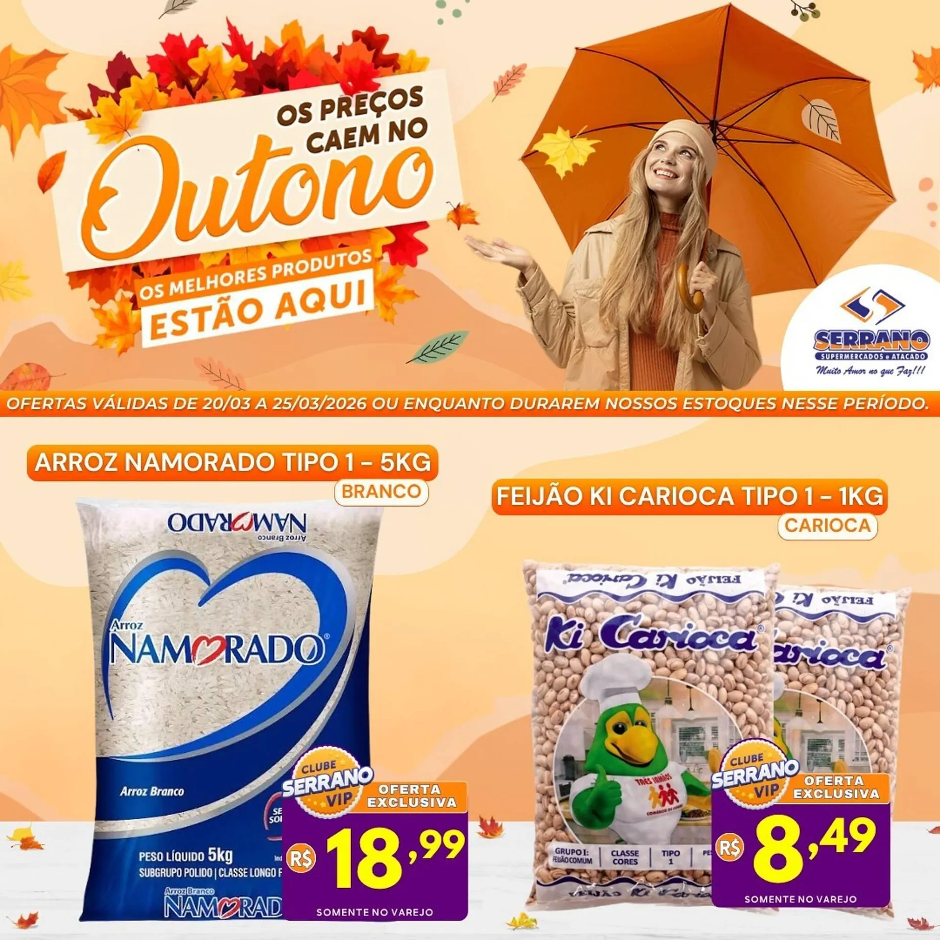 Encarte de Catálogo Serrano Supermercado 20 de março até 25 de março 2026 - Pagina 2