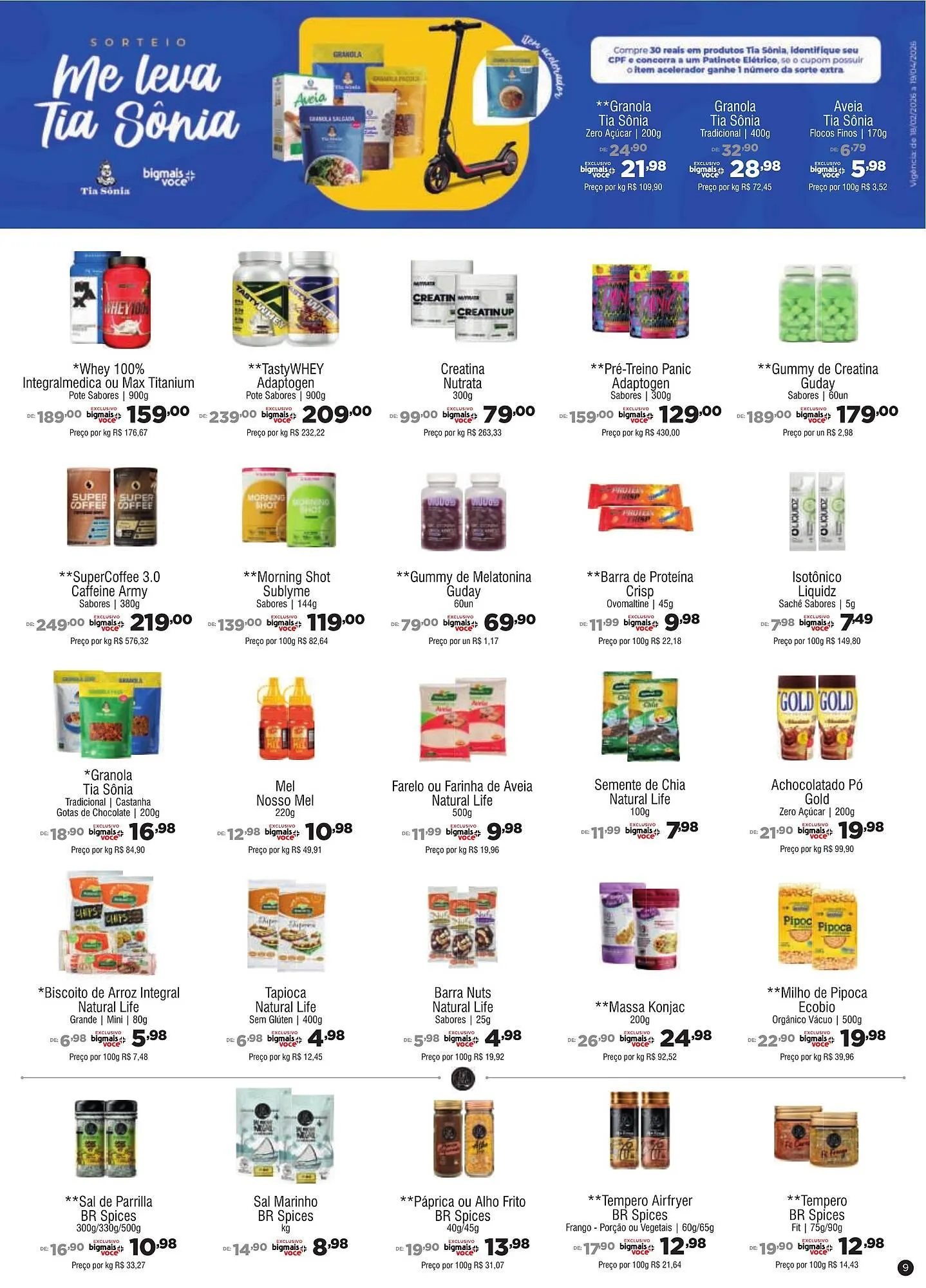 Encarte de Catálogo Big Mais Supermercados 12 de março até 17 de março 2026 - Pagina 9