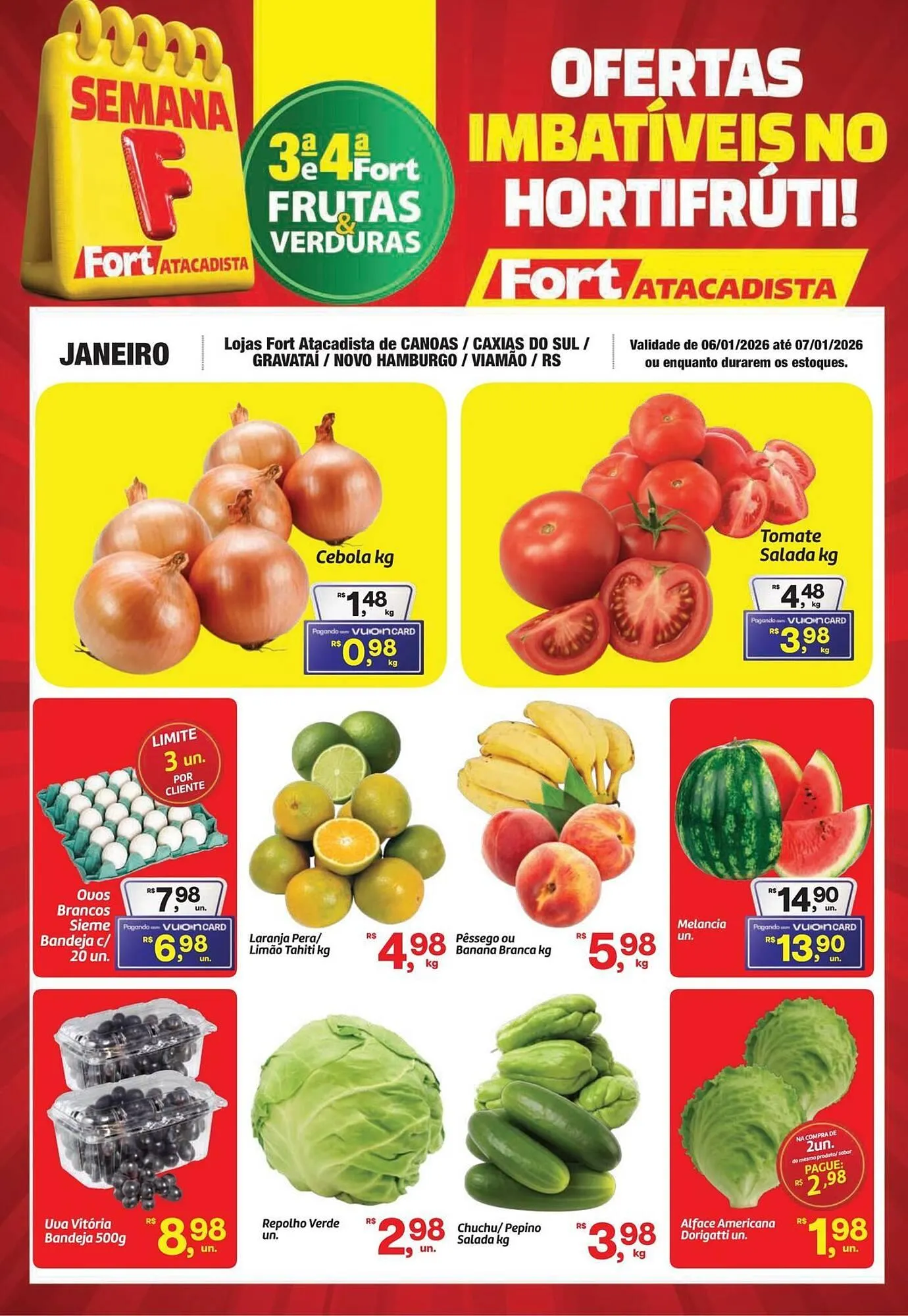 Encarte de Tabloide Fort Atacadista 7 de janeiro até 7 de janeiro 2026 - Pagina 1