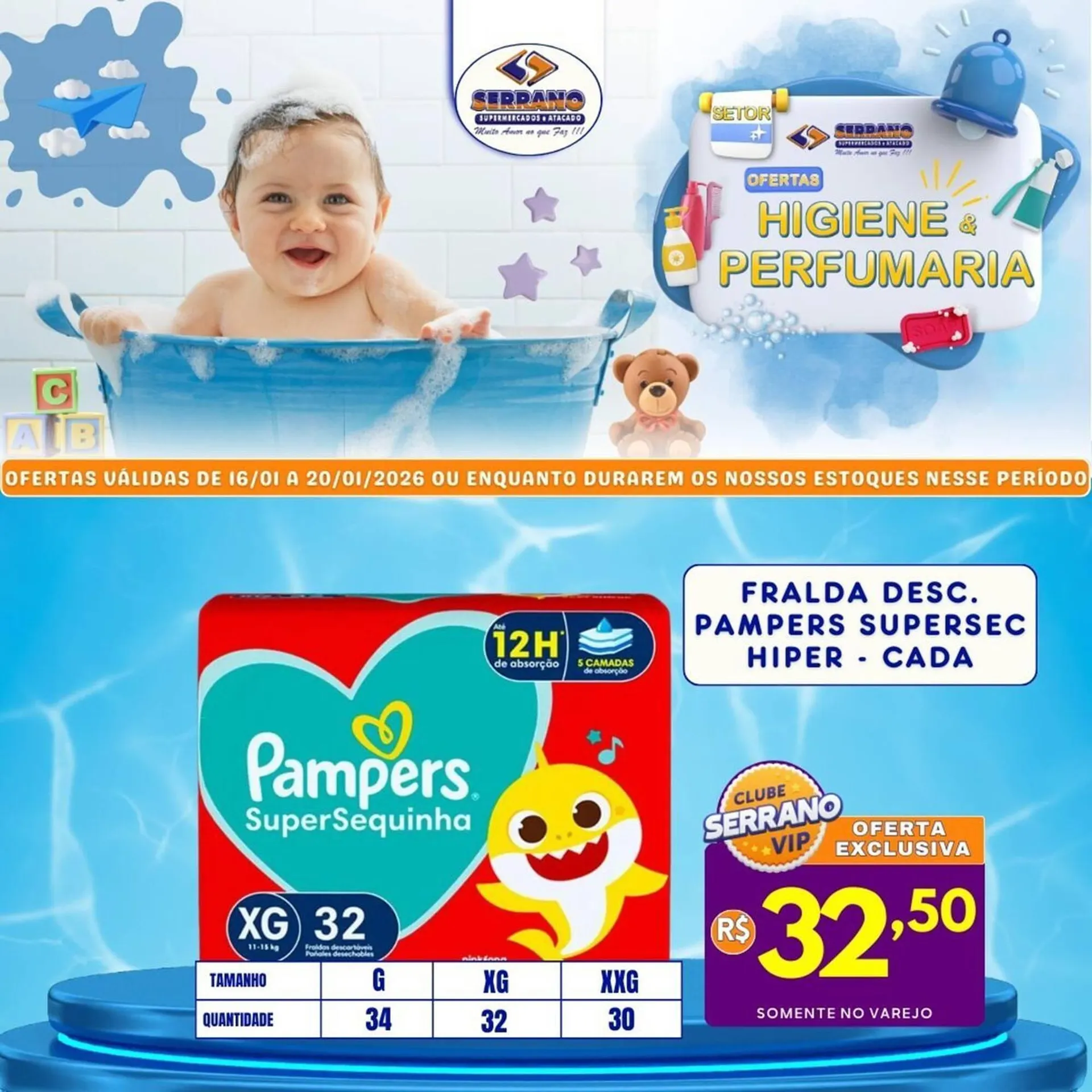 Encarte de Catálogo Serrano Supermercado 16 de janeiro até 20 de janeiro 2026 - Pagina 7