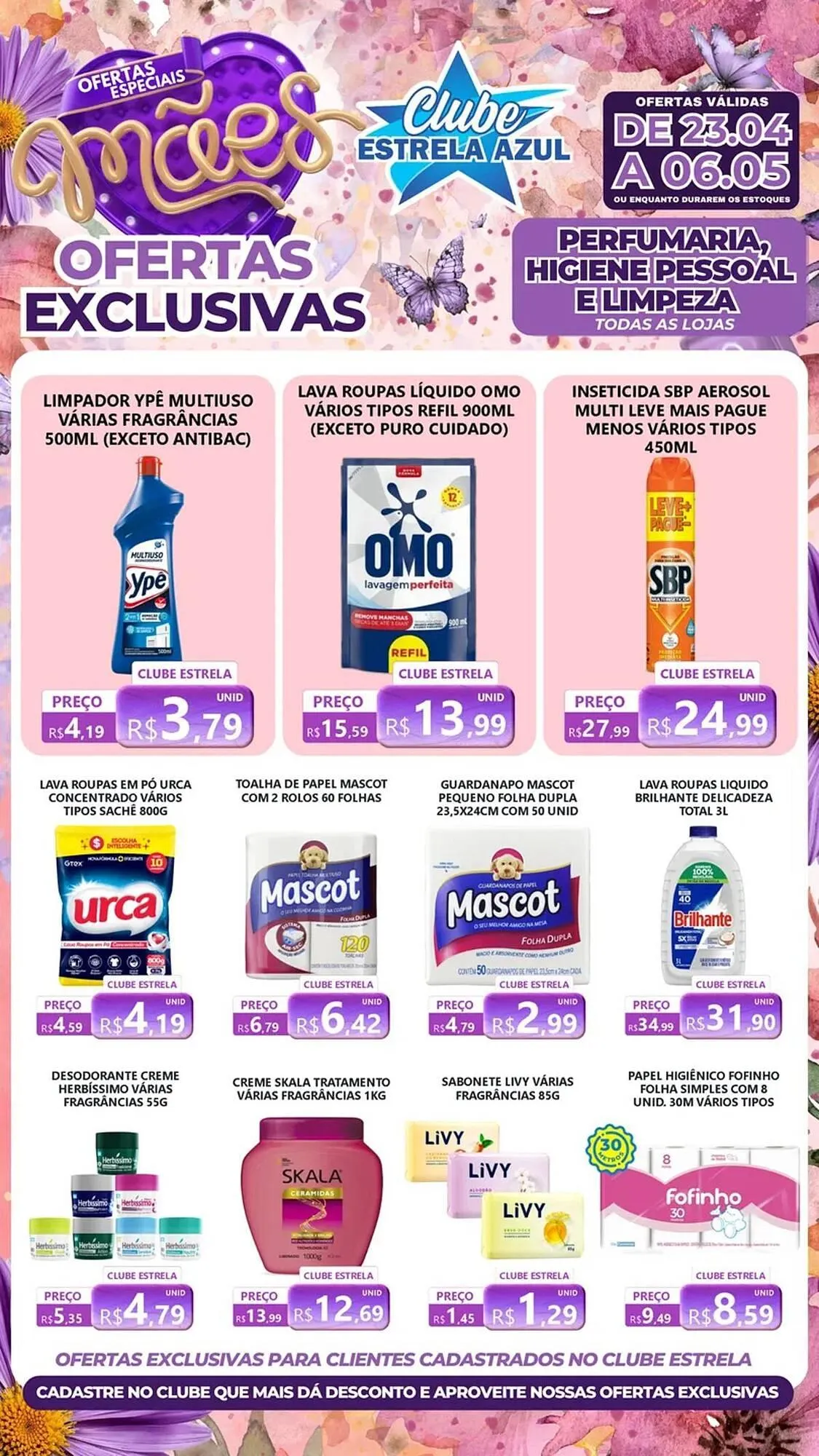 Encarte de Folheto Supermercado Estrela Azul 23 de abril até 6 de maio 2026 - Pagina 1
