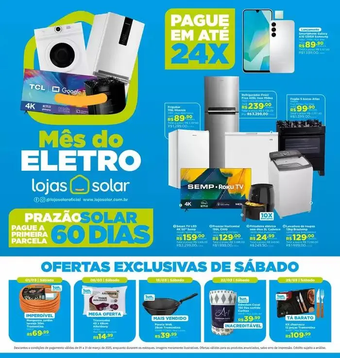 Encarte de Mês Do Eletro 4 de março até 31 de março 2025 - Pagina 1