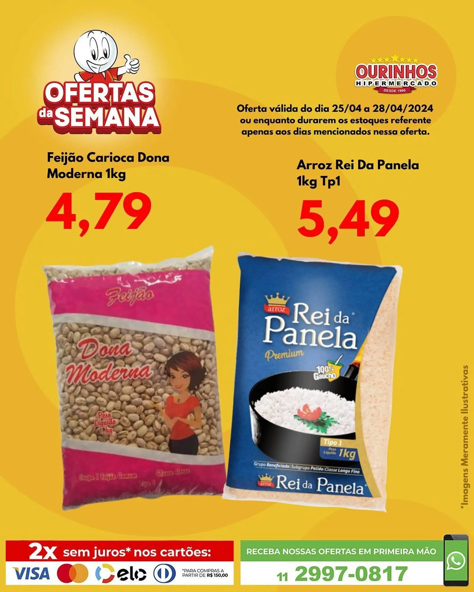 Encarte de Catálogo Ourinhos Hipermercado 25 de abril até 28 de abril 2024 - Pagina 2