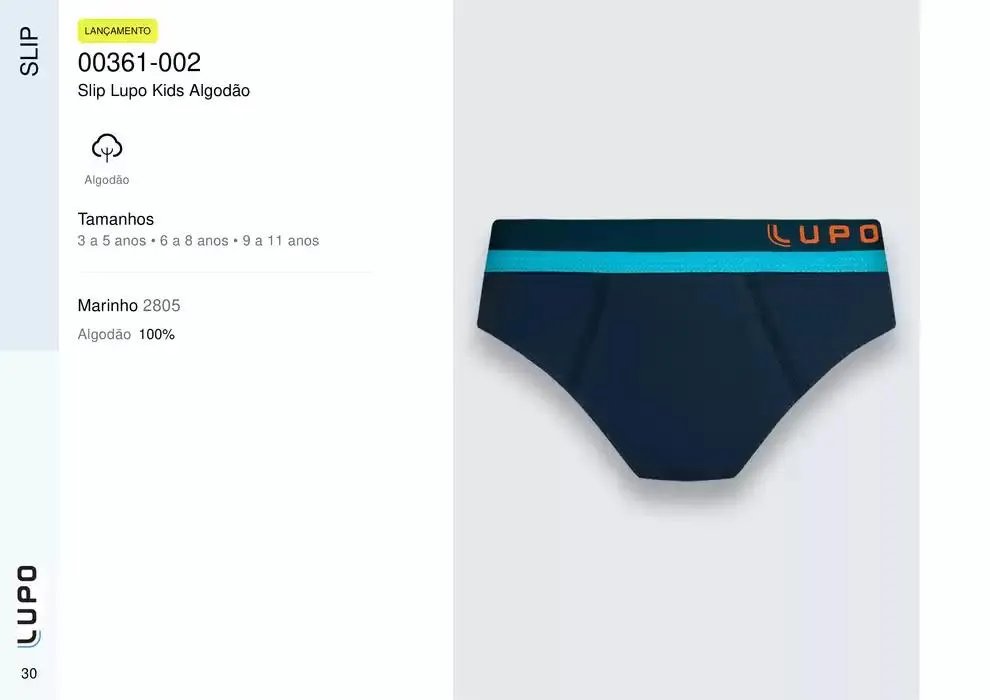 Encarte de Catálogo Underwear Kids 27 de fevereiro até 30 de junho 2025 - Pagina 33