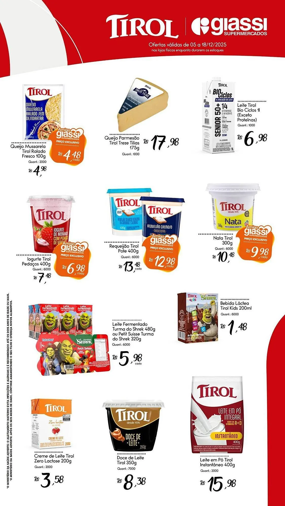 Encarte de Encarte Giassi Supermercados 5 de dezembro até 18 de dezembro 2025 - Pagina 1