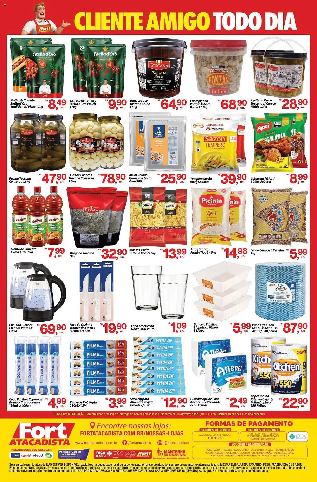 Encarte de Tabloide Fort Atacadista 13 de abril até 19 de abril 2026 - Pagina 2