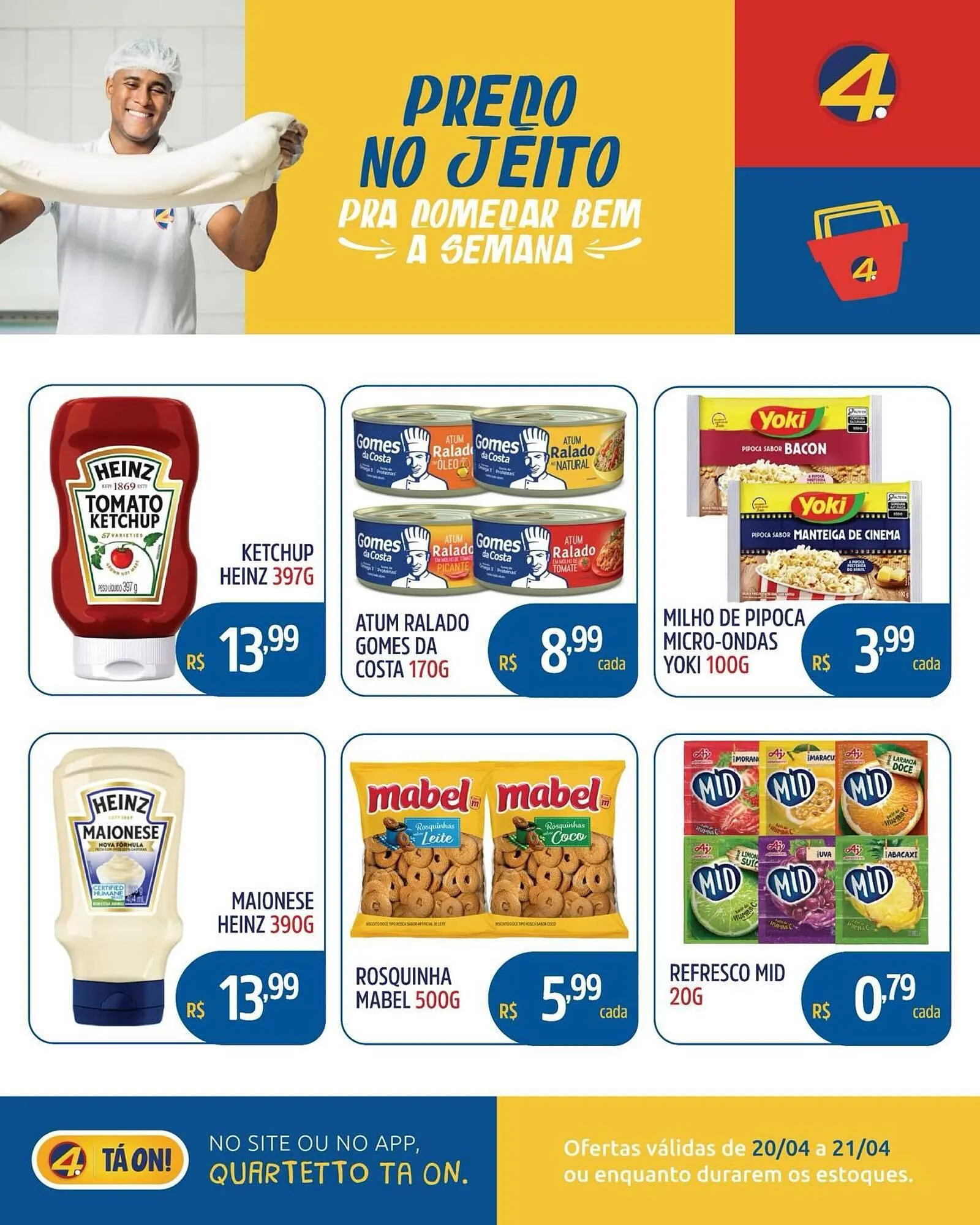 Encarte de Catálogo Quartetto Supermercados 20 de abril até 21 de abril 2026 - Pagina 3