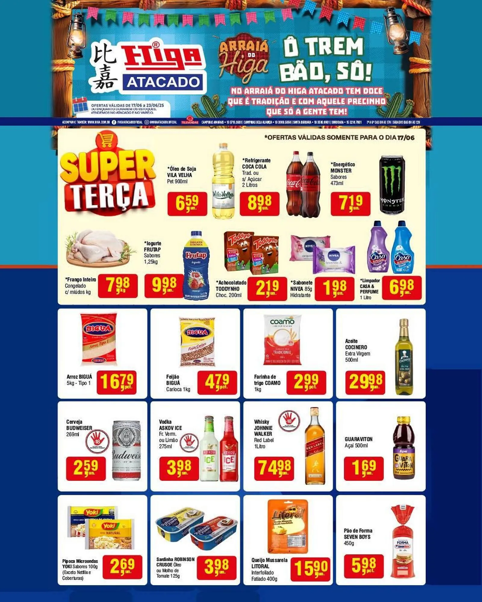 Encarte de Catálogo Higa Atacado 17 de junho até 23 de junho 2025 - Pagina 1