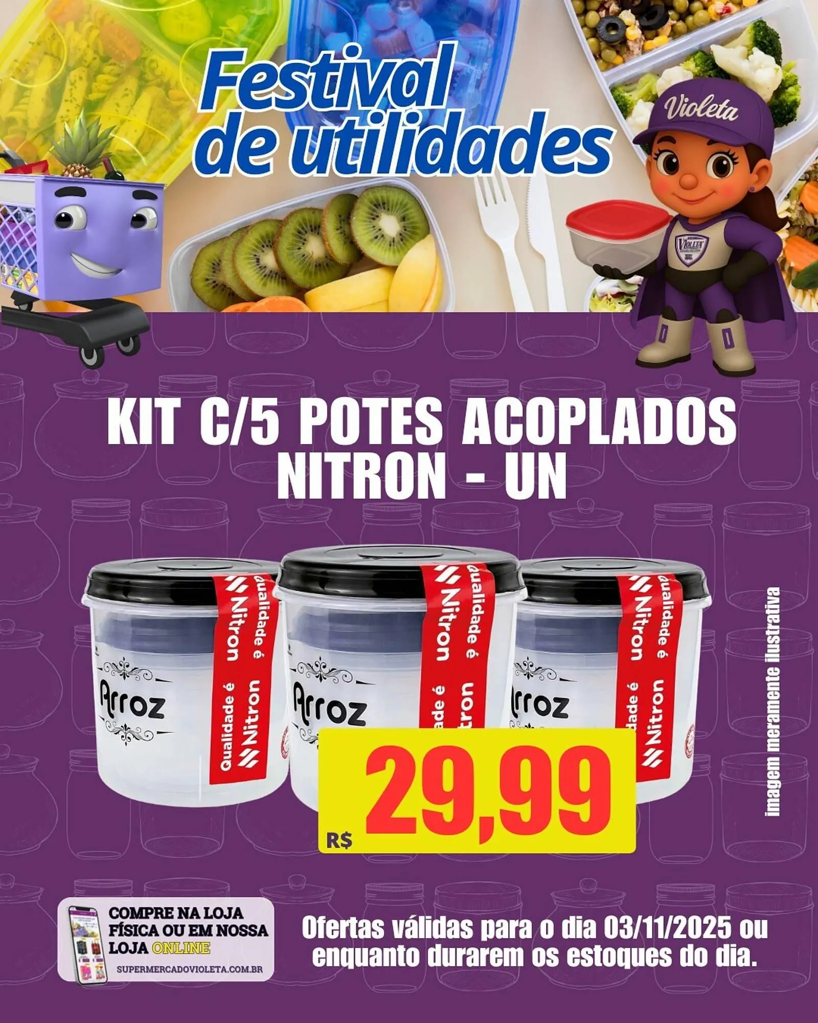 Encarte de Catálogo Violeta Supermercados 3 de novembro até 3 de novembro 2025 - Pagina 2