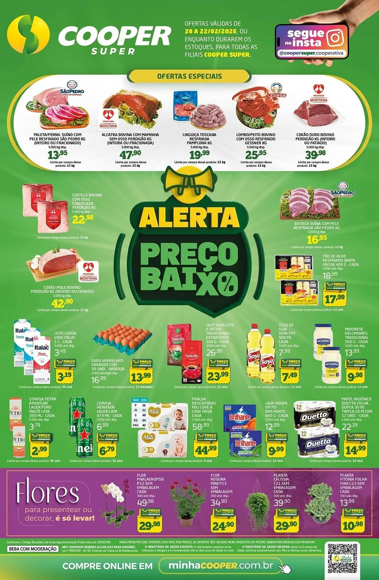 Encarte de Tabloide Cooper 20 de fevereiro até 22 de fevereiro 2026 - Pagina 1