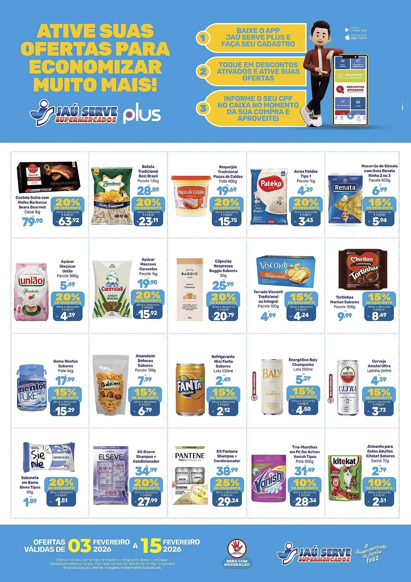 Catálogo Supermercados Jau Serve - 1
