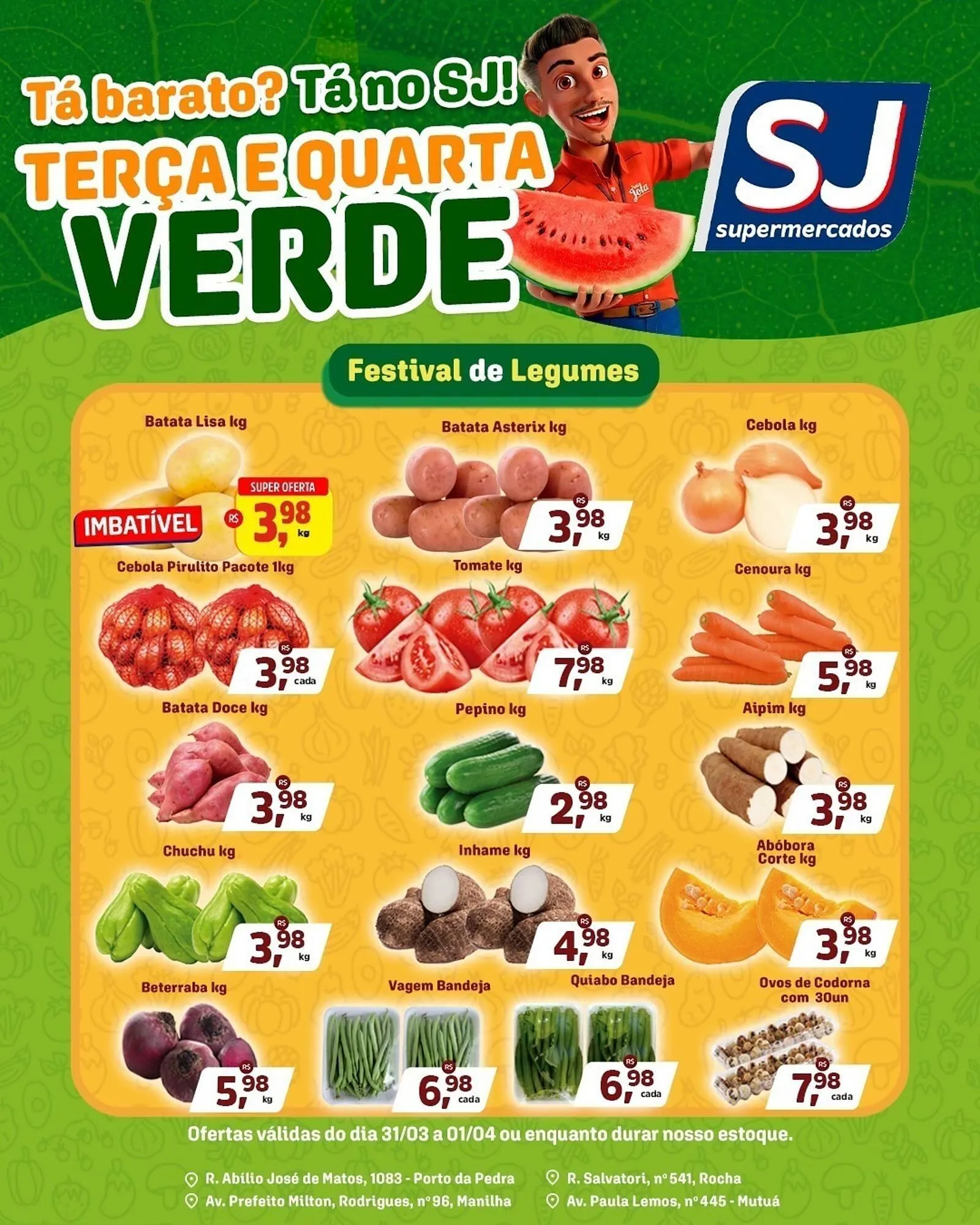 Encarte de Encarte Sj Supermercados 31 de março até 1 de abril 2026 - Pagina 3