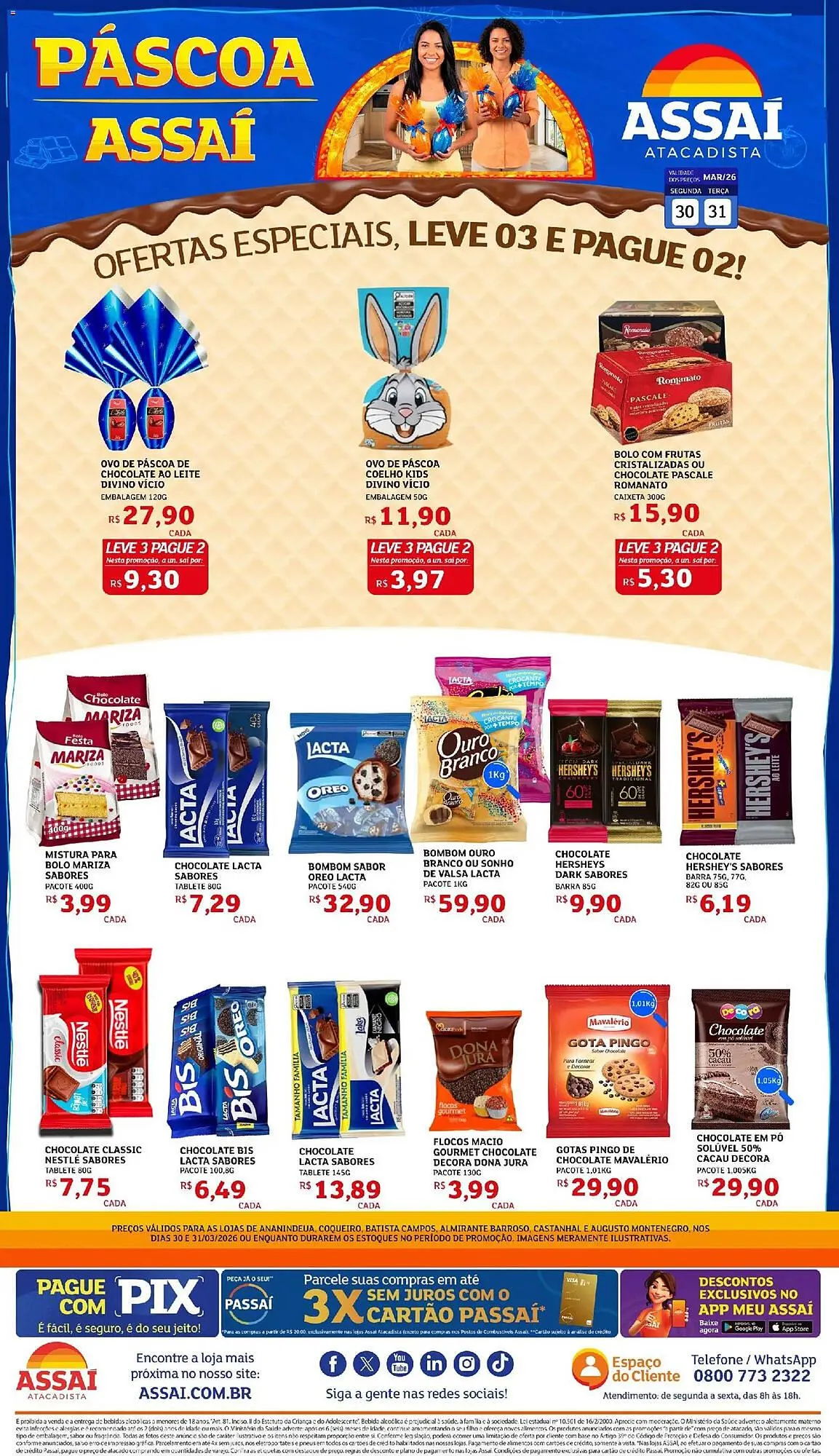 Encarte de Encarte Assaí Atacadista 30 de março até 31 de março 2026 - Pagina 1