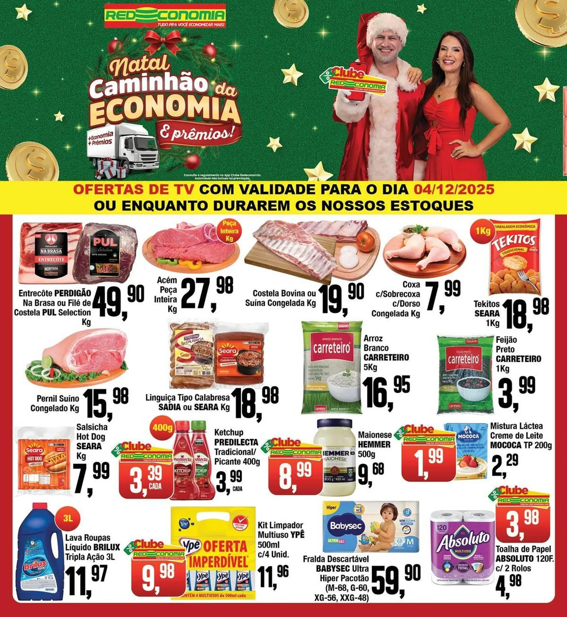 Encarte de Encarte Rede Economia 4 de dezembro até 11 de dezembro 2025 - Pagina 1