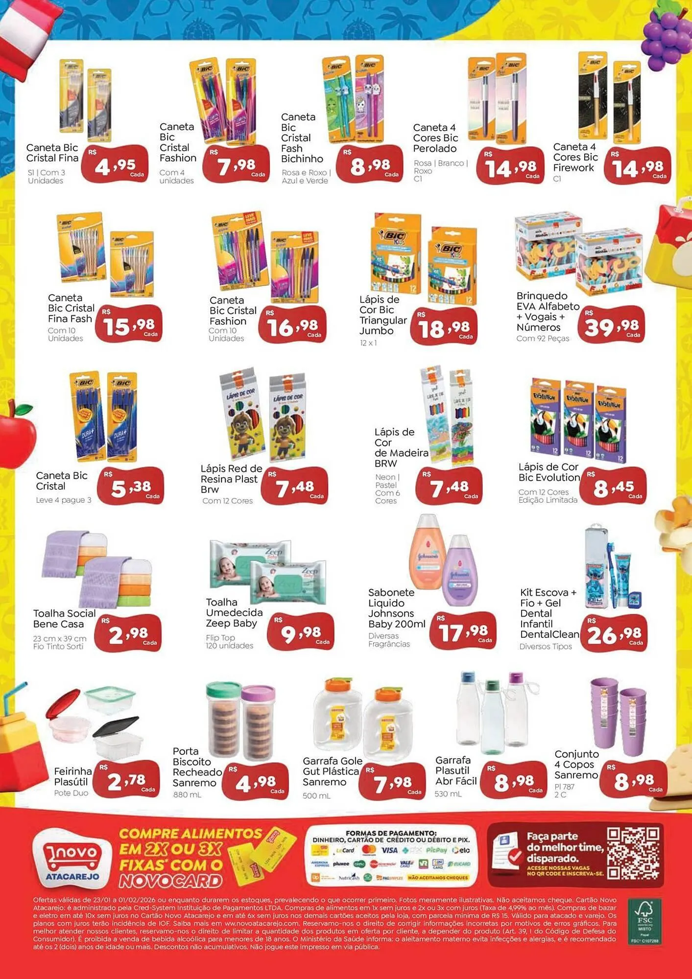 Encarte de Folheto Novo Atacarejo 23 de janeiro até 1 de fevereiro 2026 - Pagina 2