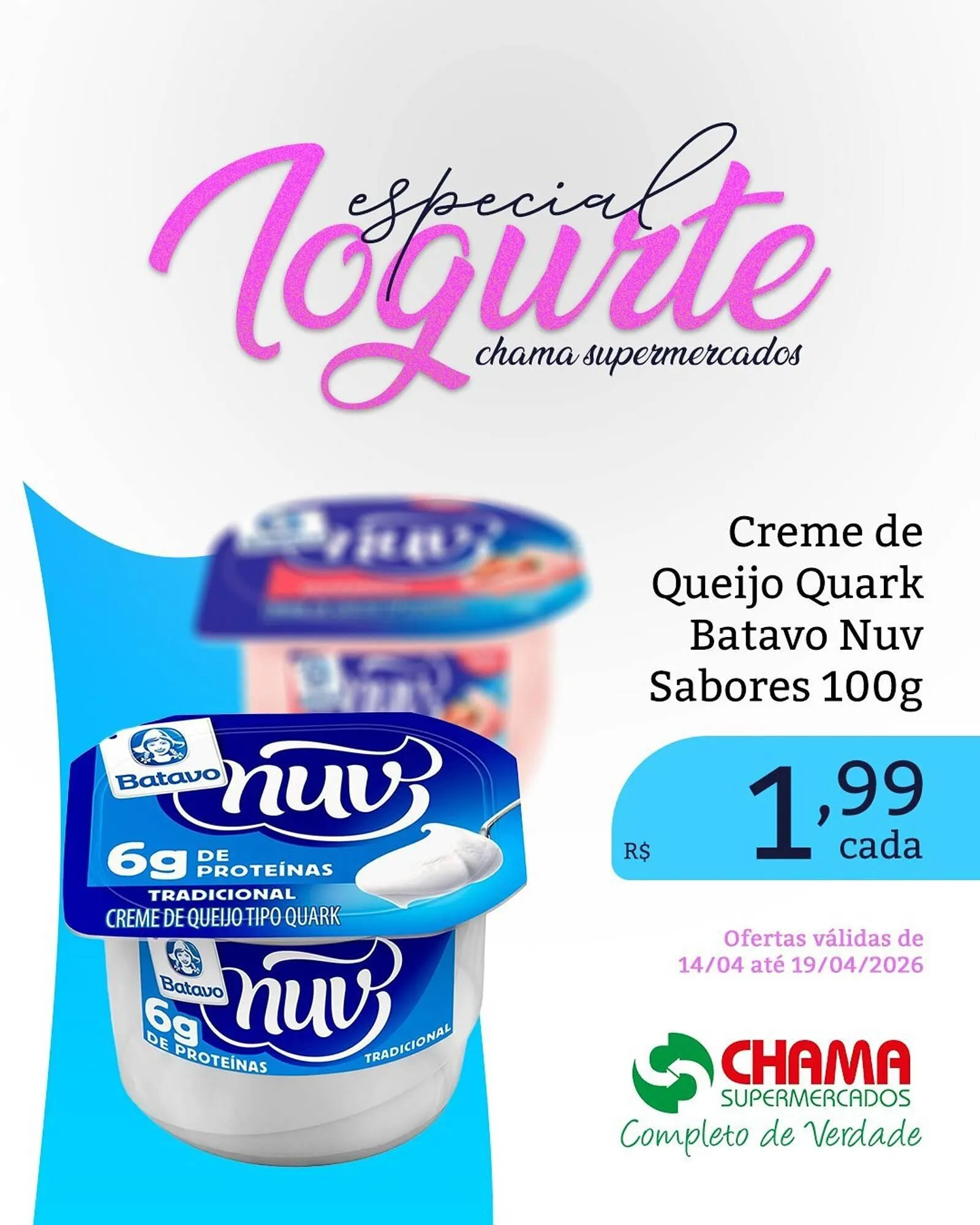Encarte de Catálogo Chama Supermercados 14 de abril até 19 de abril 2026 - Pagina 2