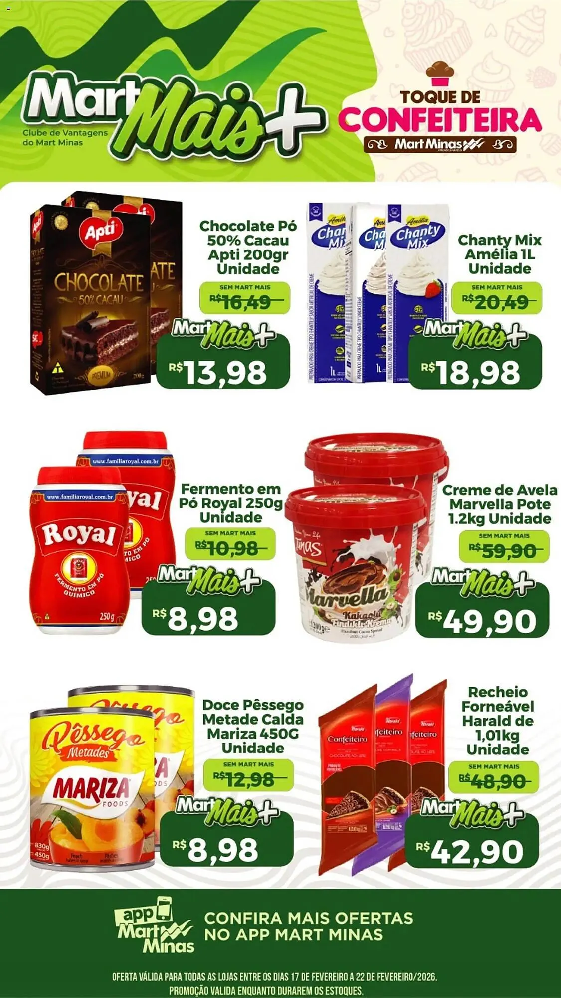 Encarte de Folheto Mart Minas 17 de fevereiro até 23 de fevereiro 2026 - Pagina 1