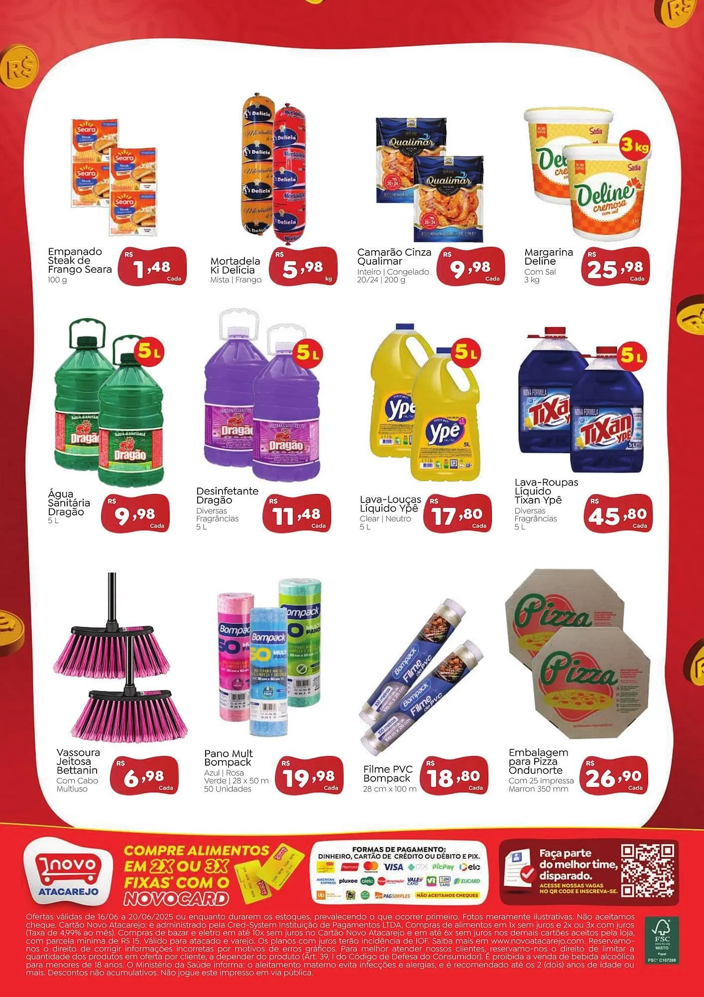 Encarte de Catálogo Novo Atacarejo 16 de junho até 23 de junho 2025 - Pagina 2