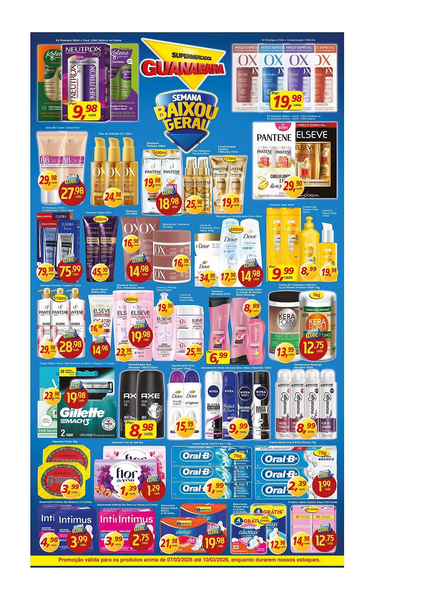 Encarte de Encarte Supermercados Guanabara 7 de março até 10 de março 2026 - Pagina 8