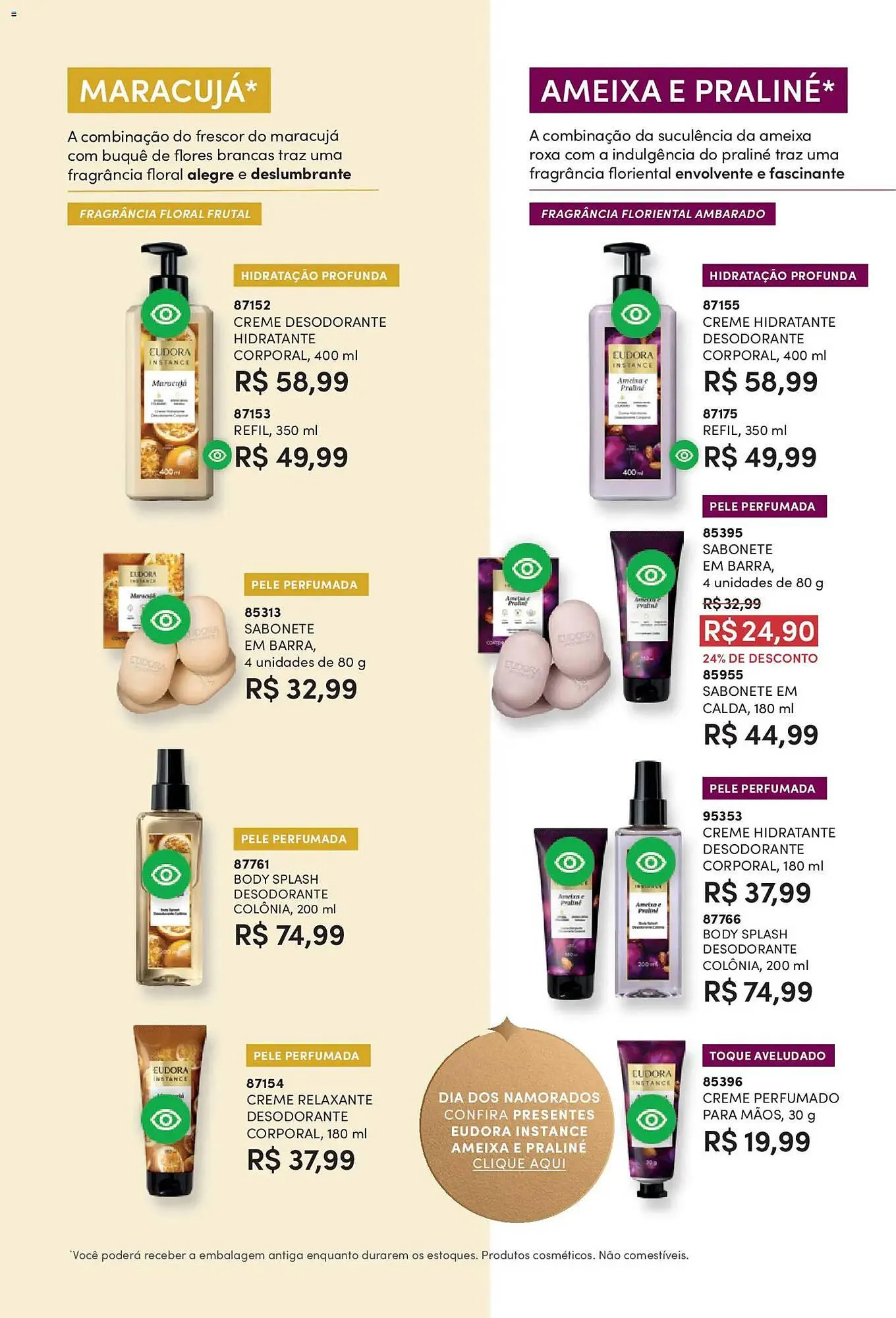 Encarte de Catálogo Eudora 23 de abril até 15 de junho 2026 - Pagina 110