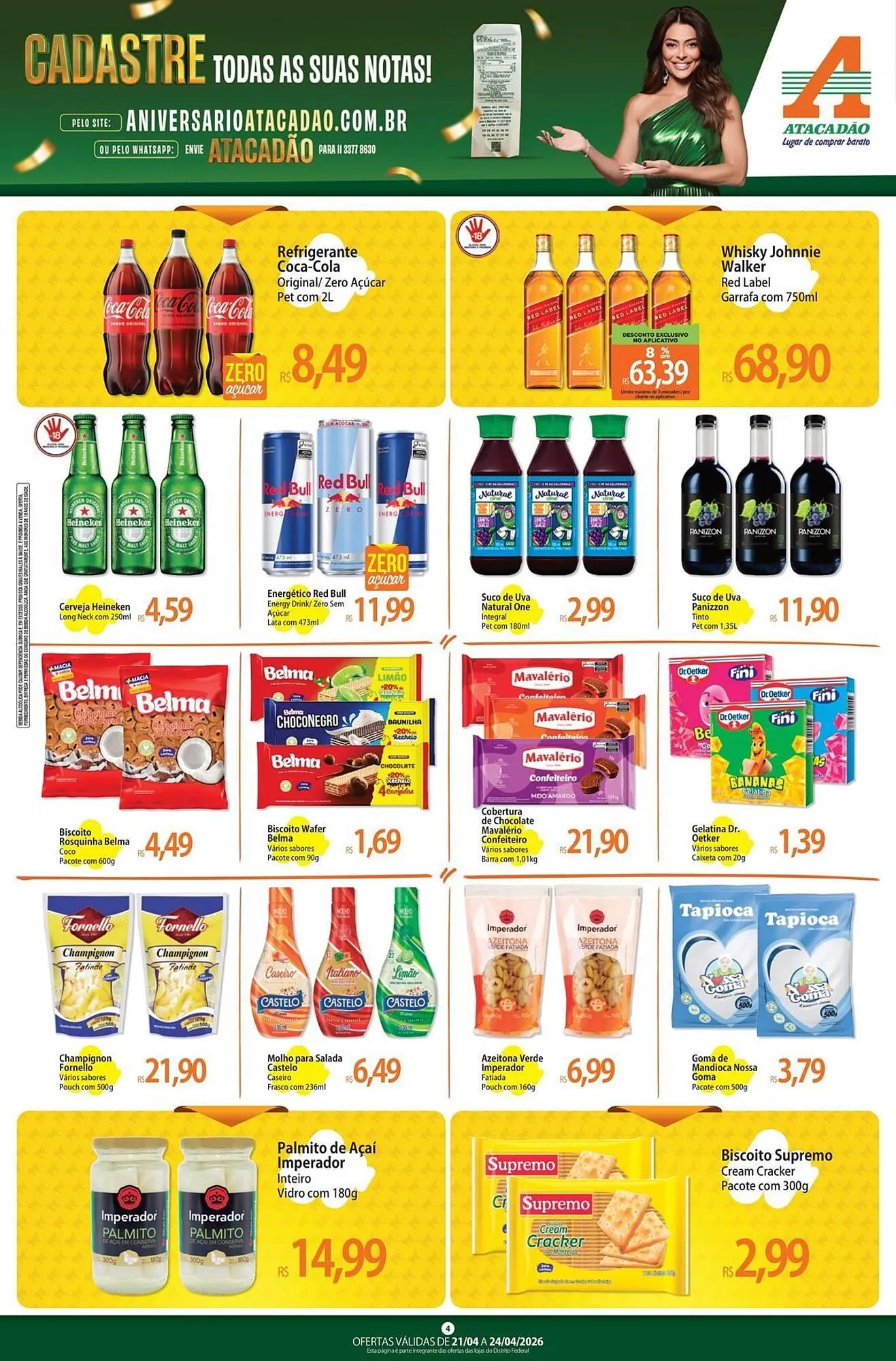 Encarte de Folheto Atacadão 21 de abril até 24 de abril 2026 - Pagina 4