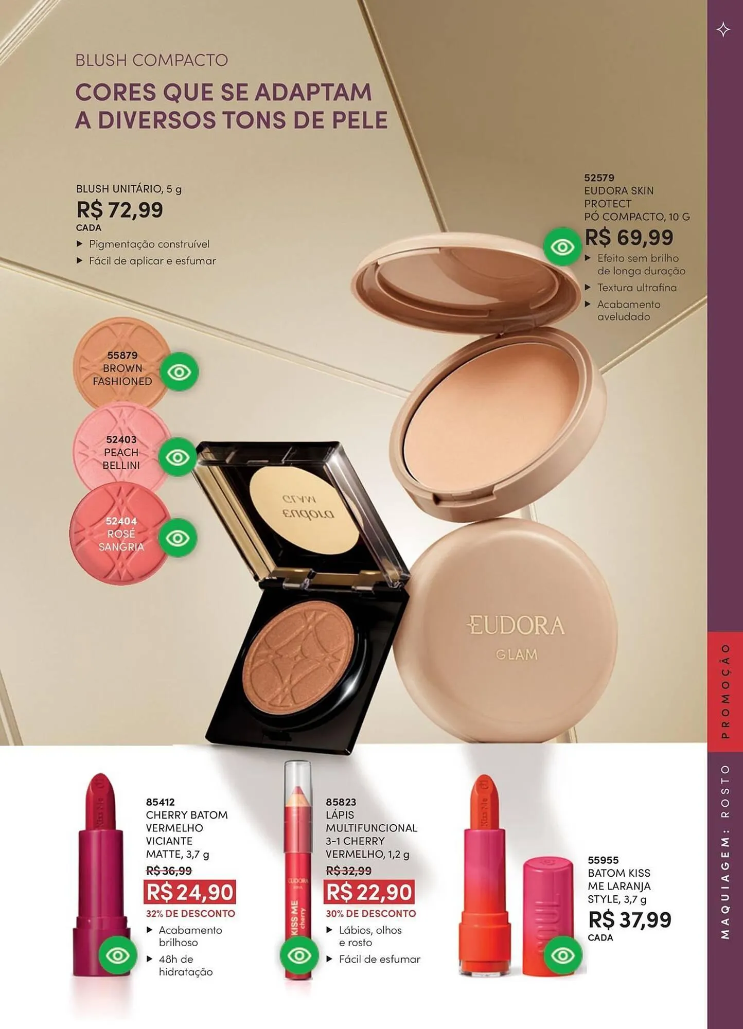 Encarte de Catálogo Eudora 27 de janeiro até 28 de fevereiro 2026 - Pagina 43