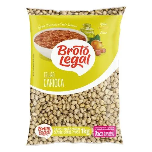 Feijão Carioca Tipo 1 Broto Legal Pacote 1kg