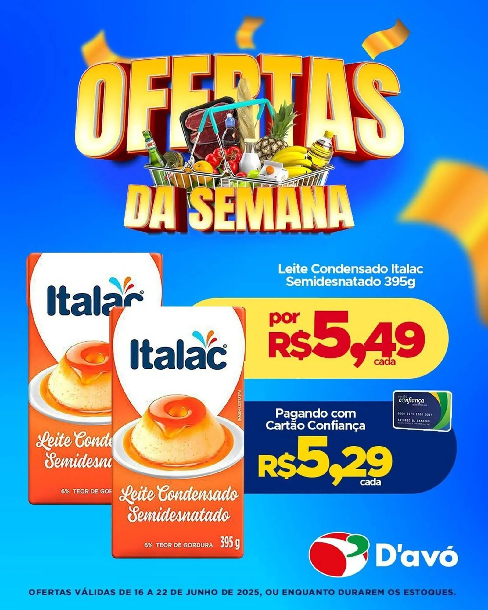 Encarte de Catálogo D'avó Supermercado 16 de junho até 22 de junho 2025 - Pagina 1