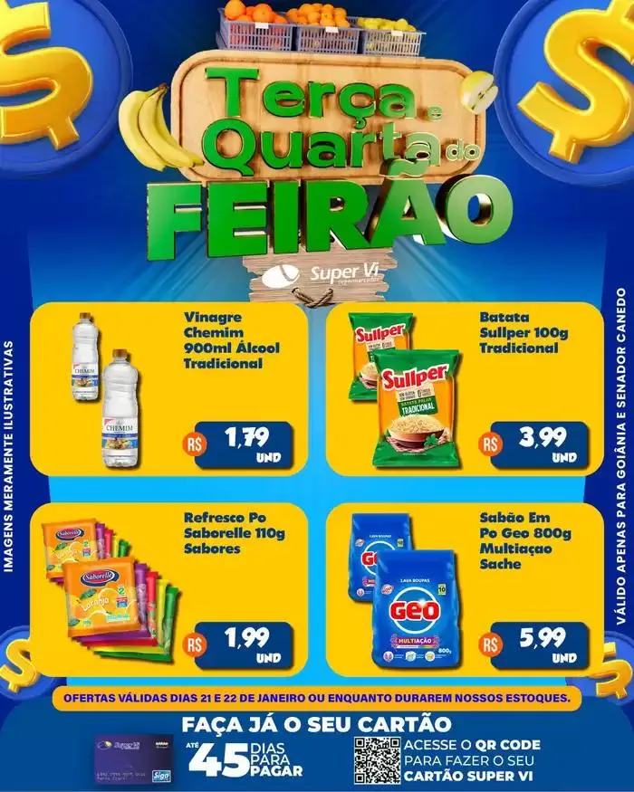 Encarte de Encarte Supervi Supermercados 21 de janeiro até 22 de janeiro 2025 - Pagina 1