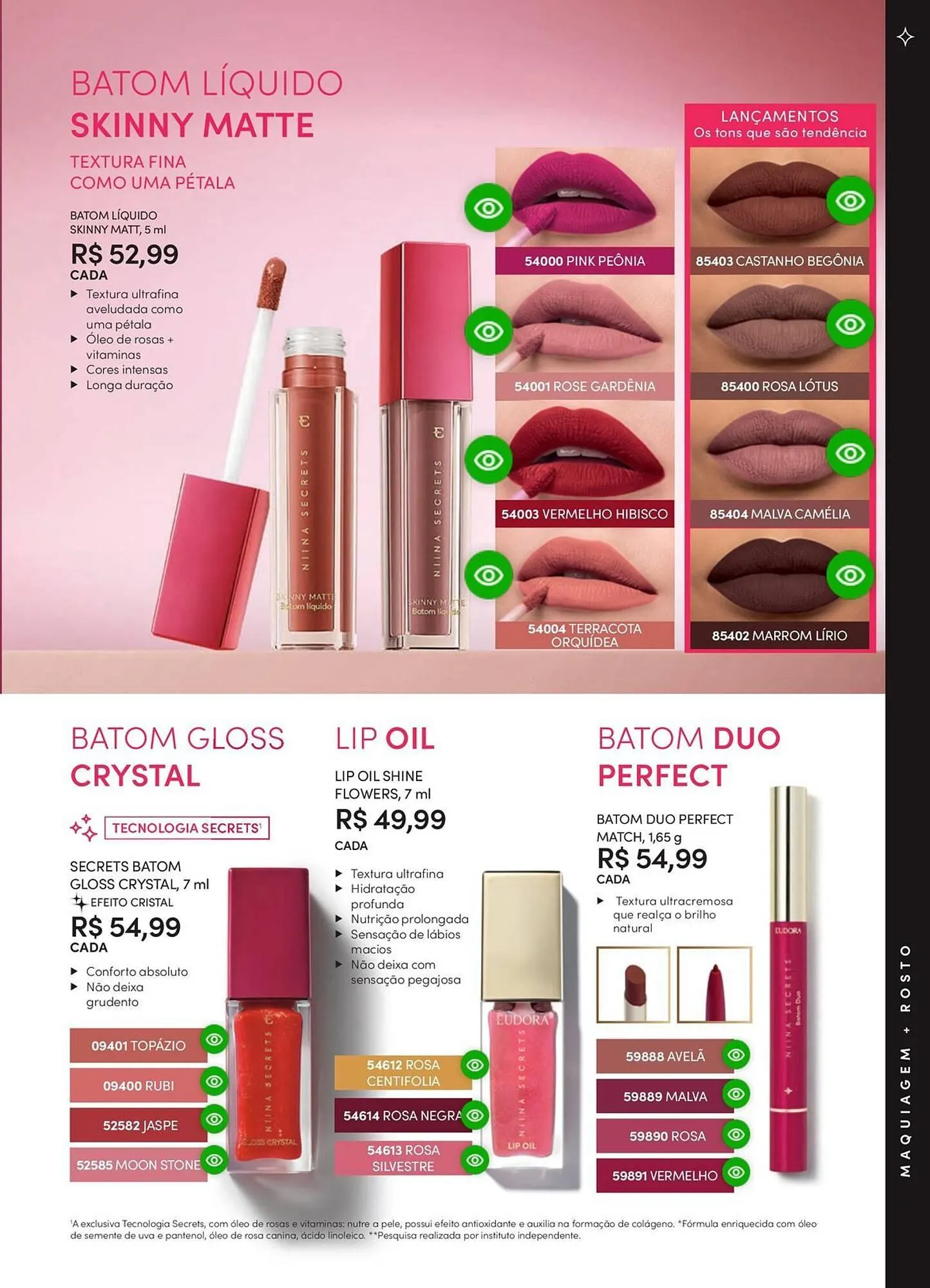 Encarte de Catálogo Eudora 4 de junho até 30 de junho 2025 - Pagina 63