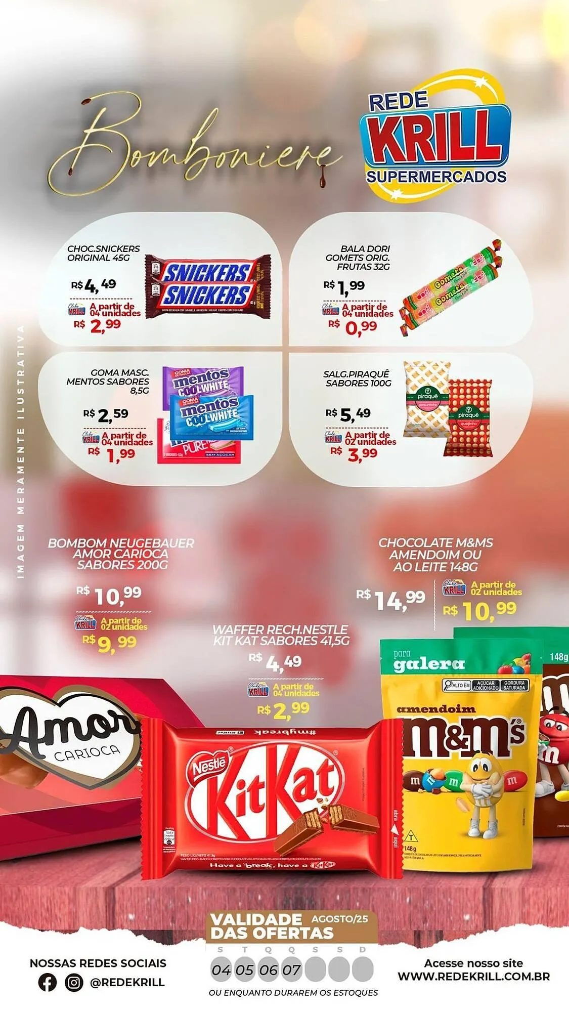 Encarte de Catálogo Rede Krill 4 de agosto até 7 de agosto 2025 - Pagina 1