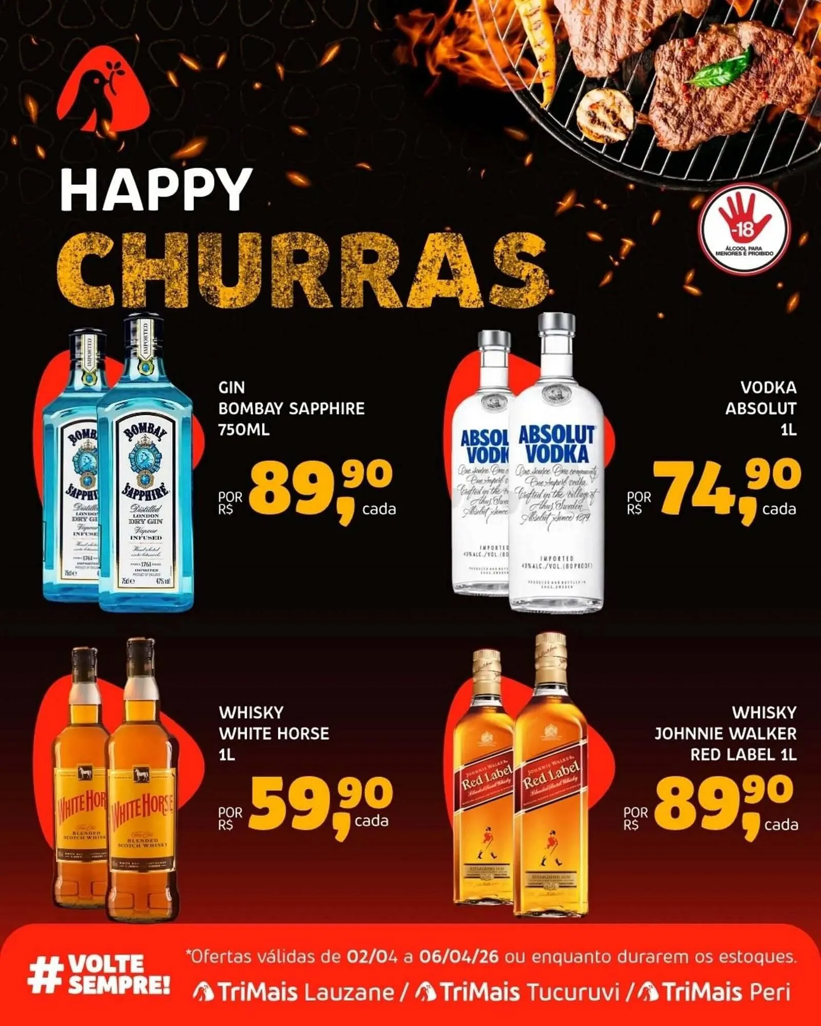 Encarte de Catálogo Trimais Supermercado 2 de abril até 6 de abril 2026 - Pagina 4