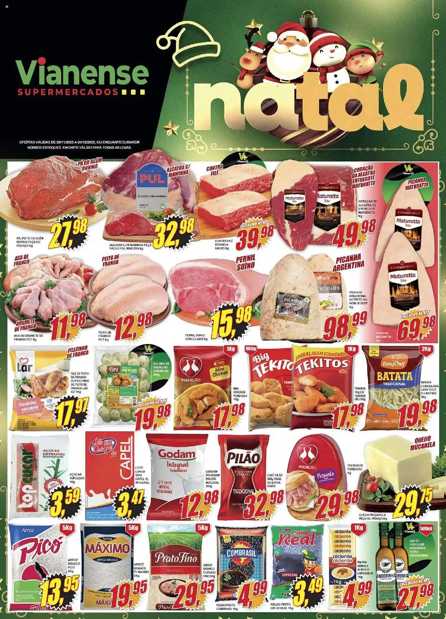 Encarte de Encarte Vianense Supermercados 28 de novembro até 5 de dezembro 2025 - Pagina 1