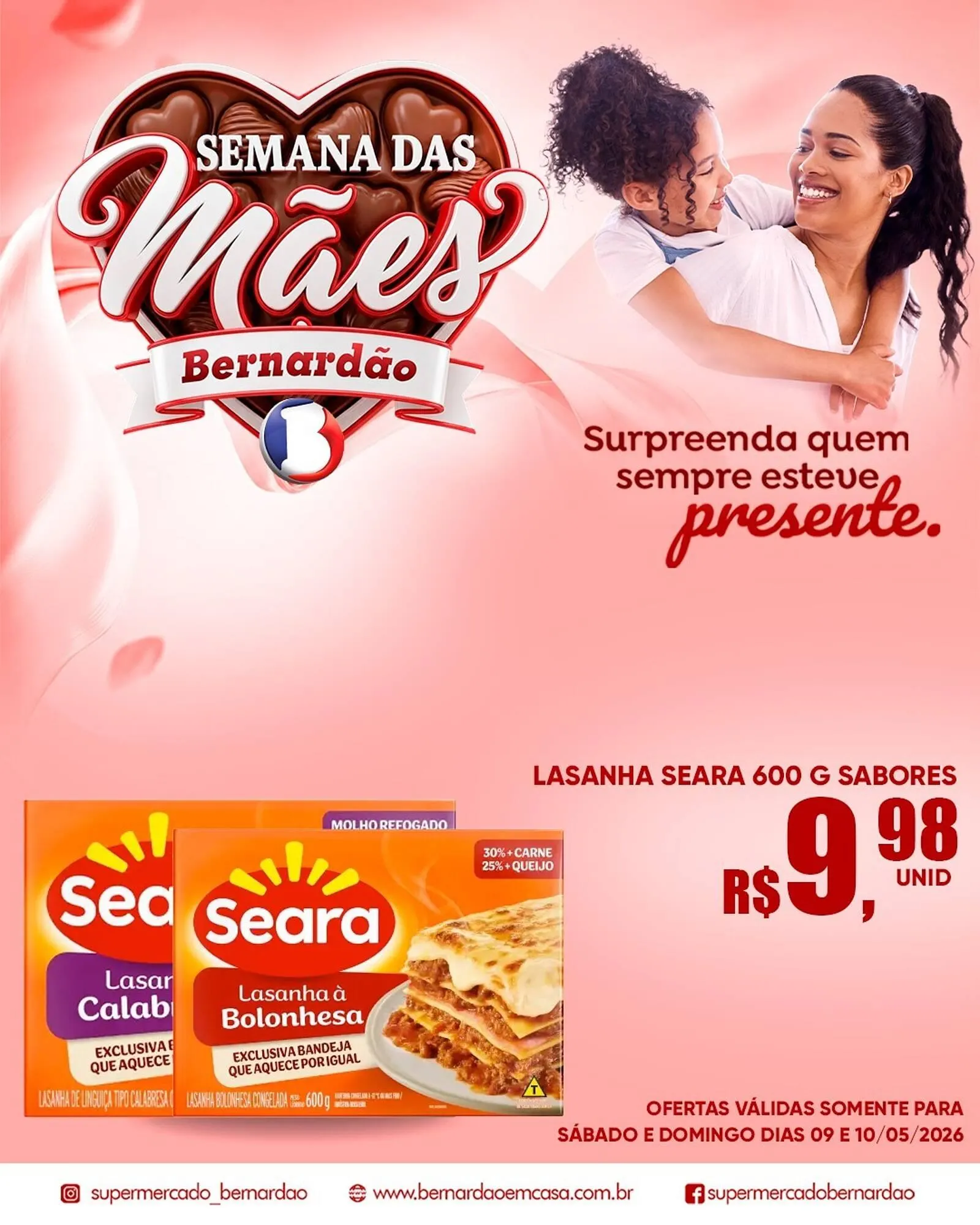 Encarte de Catálogo Supermercado Bernardão 9 de maio até 10 de maio 2026 - Pagina 2